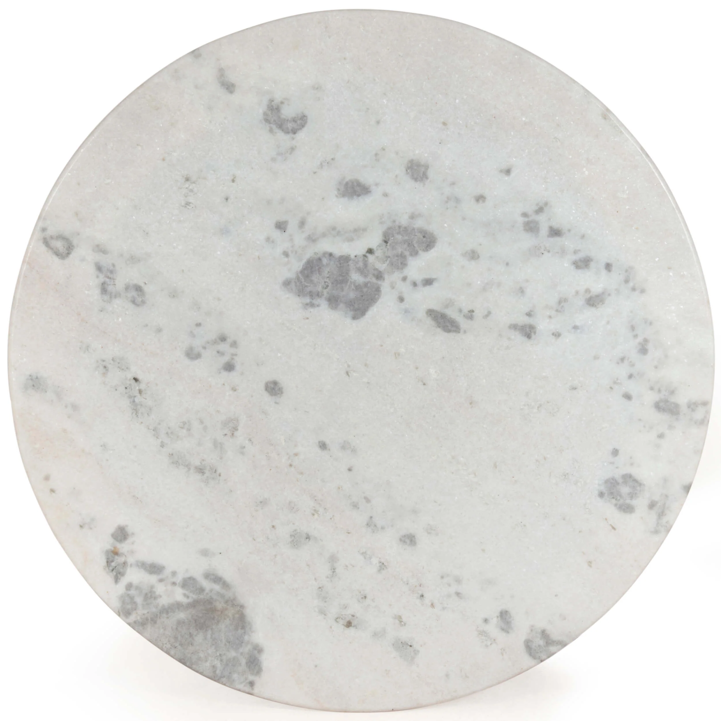 Lucy 60" Round Dining Table, White Marble by Four Hands - Image 3