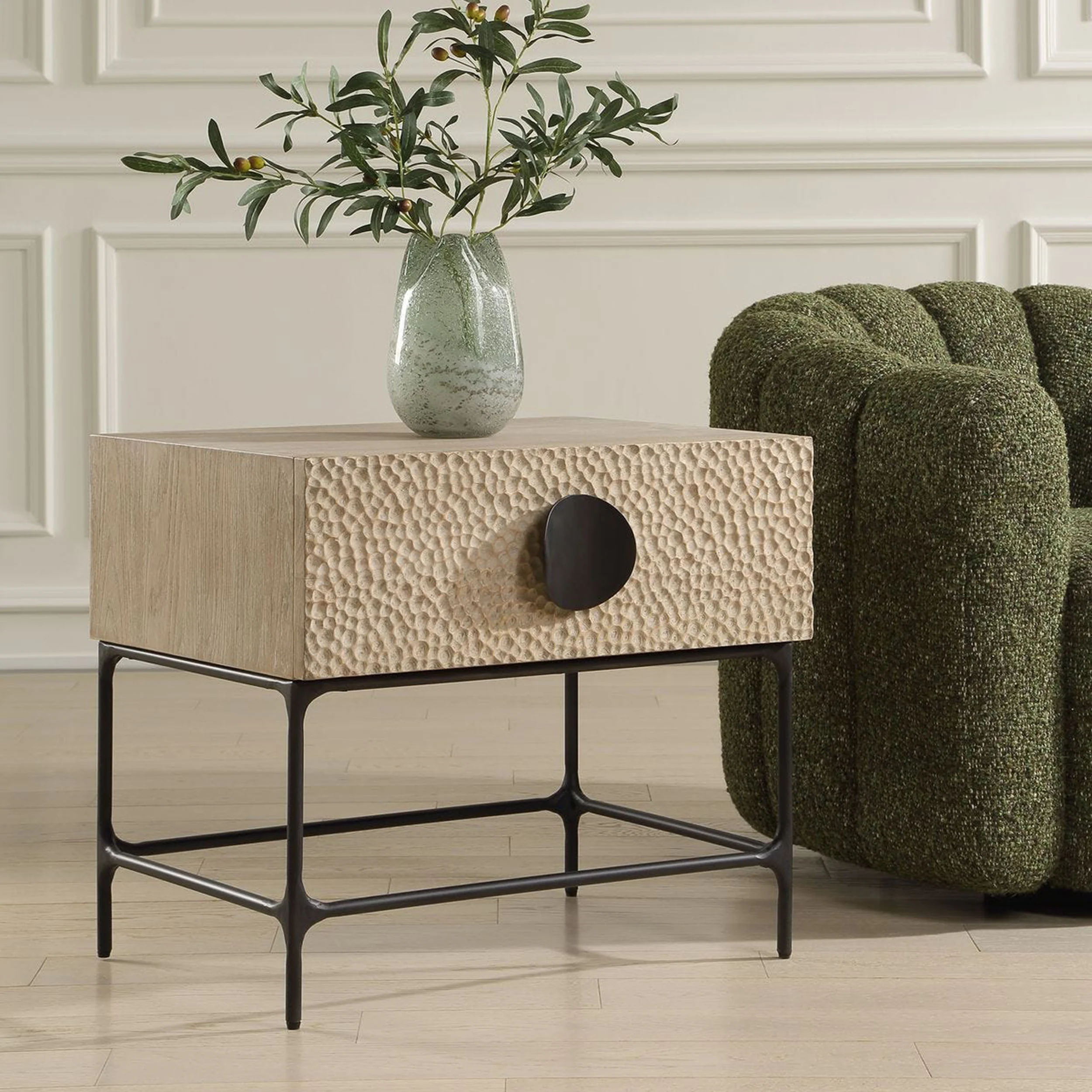 Lunar Side Table, Natural - Image 6