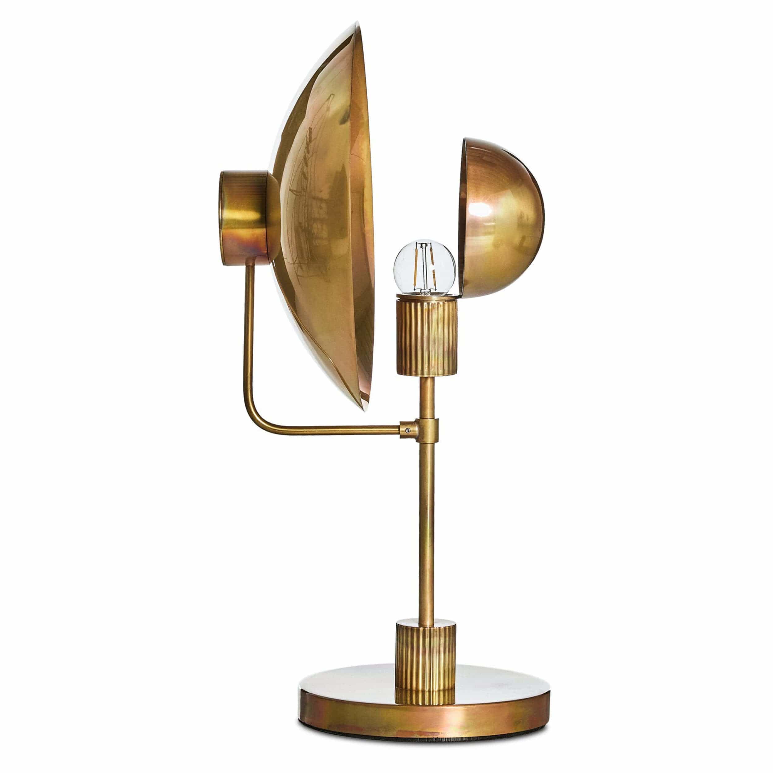 Lund Table Lamp, Burnt Brass by Four Hands