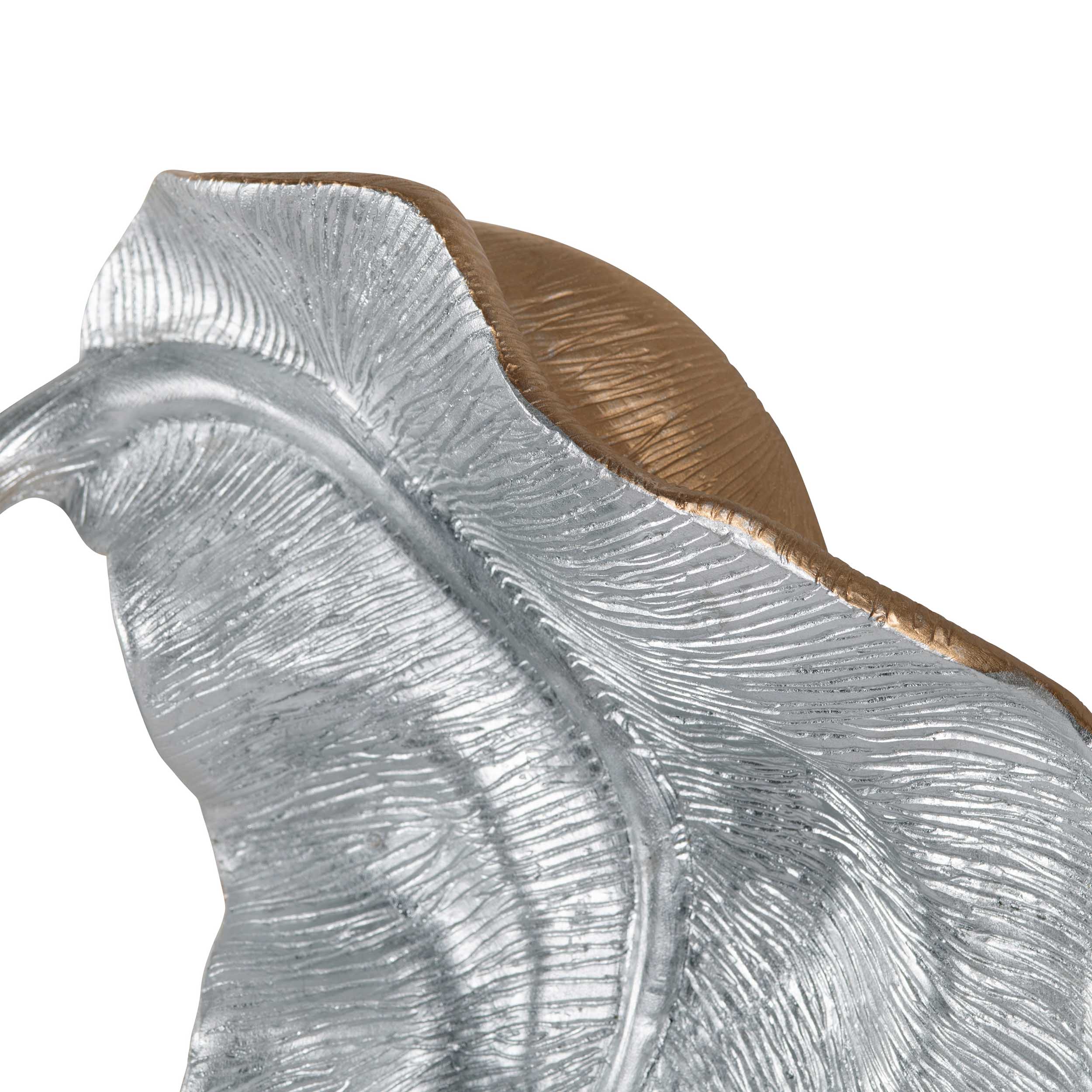 Luxe Leaves, Silver, Set of 3 - Image 2
