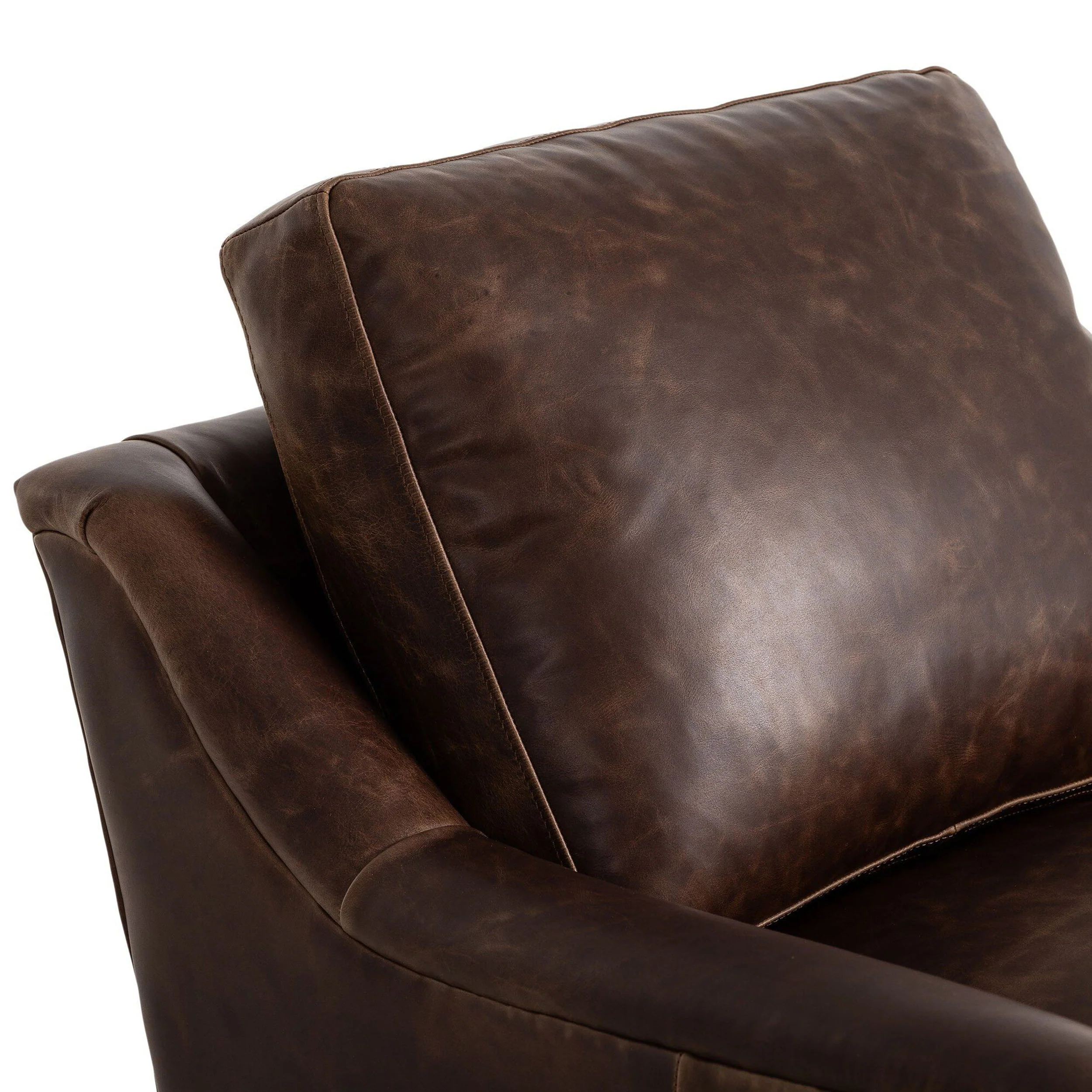Lynn Leather Chair, Raleigh Cigar by Amber Lewis x Four Hands - Image 6