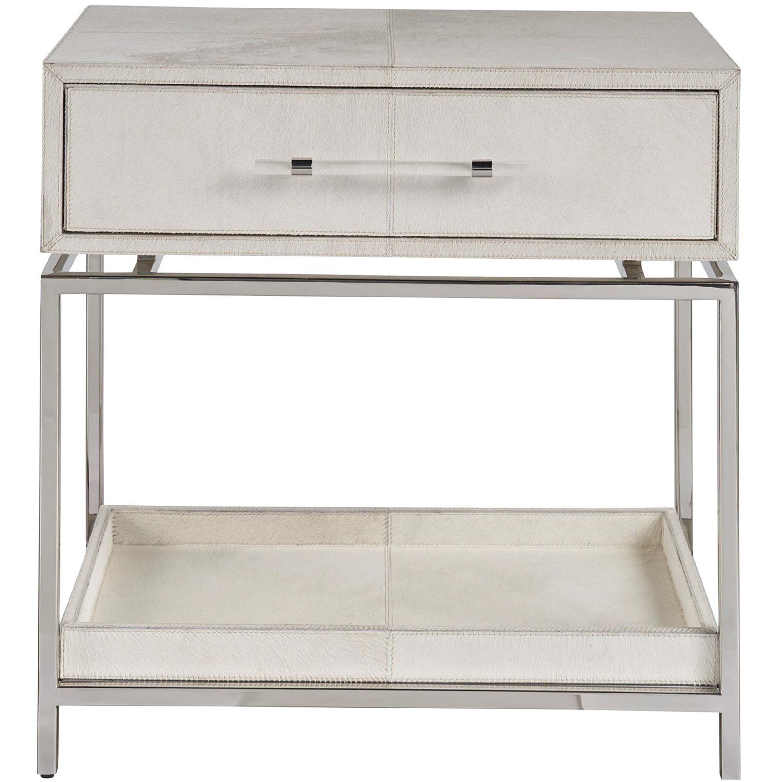 Lyra 1 Drawer Nightstand, Gray - Image 2