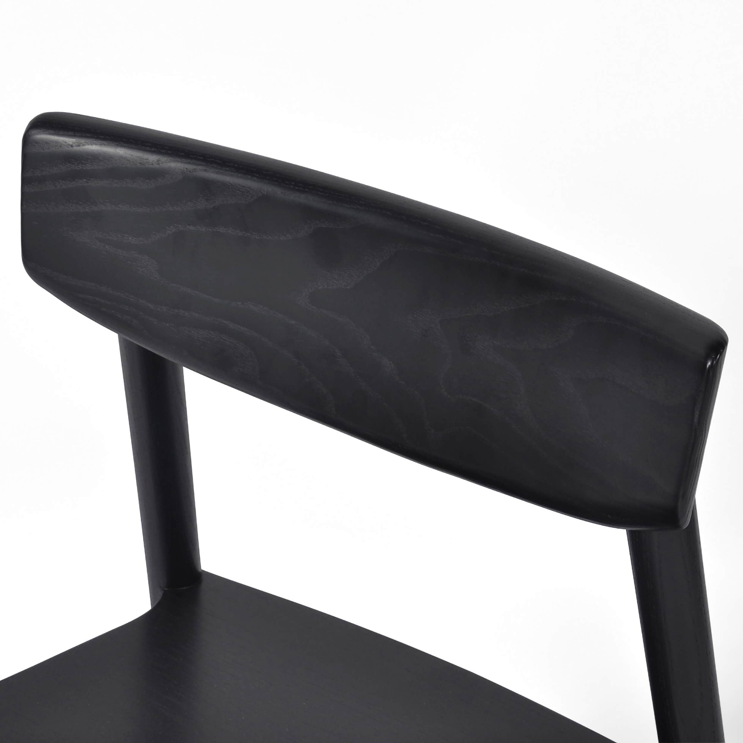 Maddie Dining Chair, Black, Set of 2 by Four Hands - Image 4
