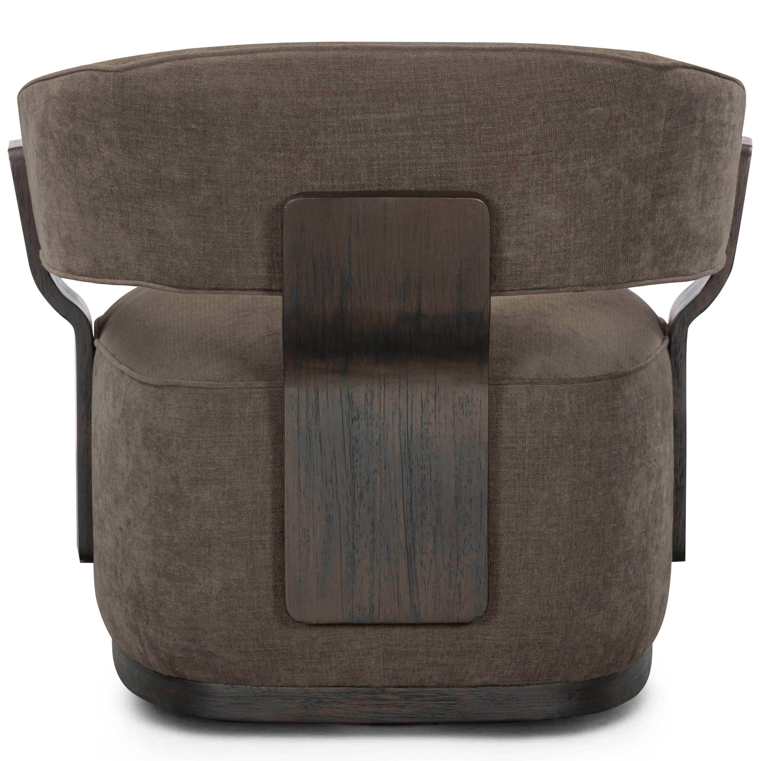 Madison Swivel Chair, Mink - Image 4