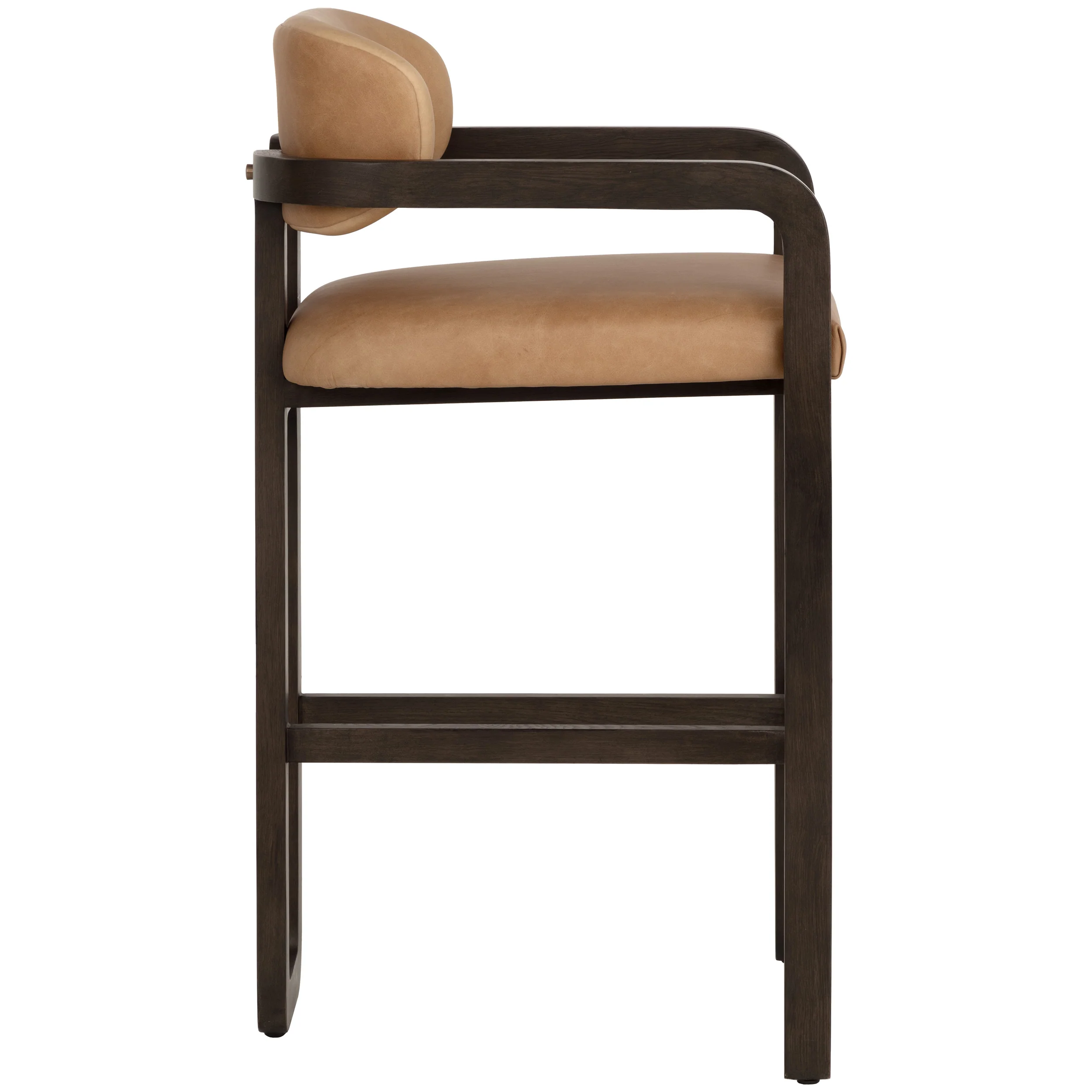 Madrone Leather Bar & Counter Stool, Ludlow Sesame - Image 8