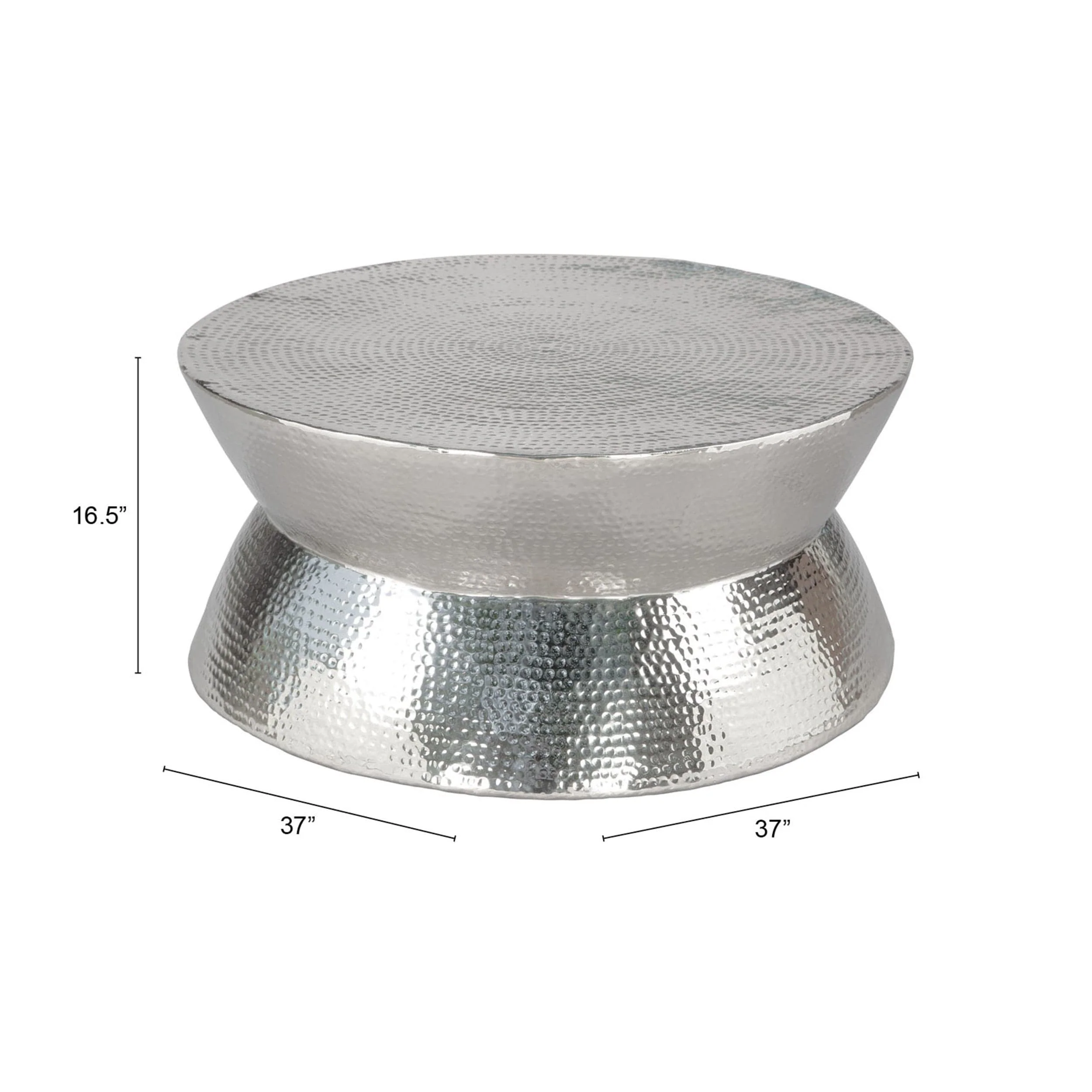 Madryn Coffee Table, Silver - Image 7