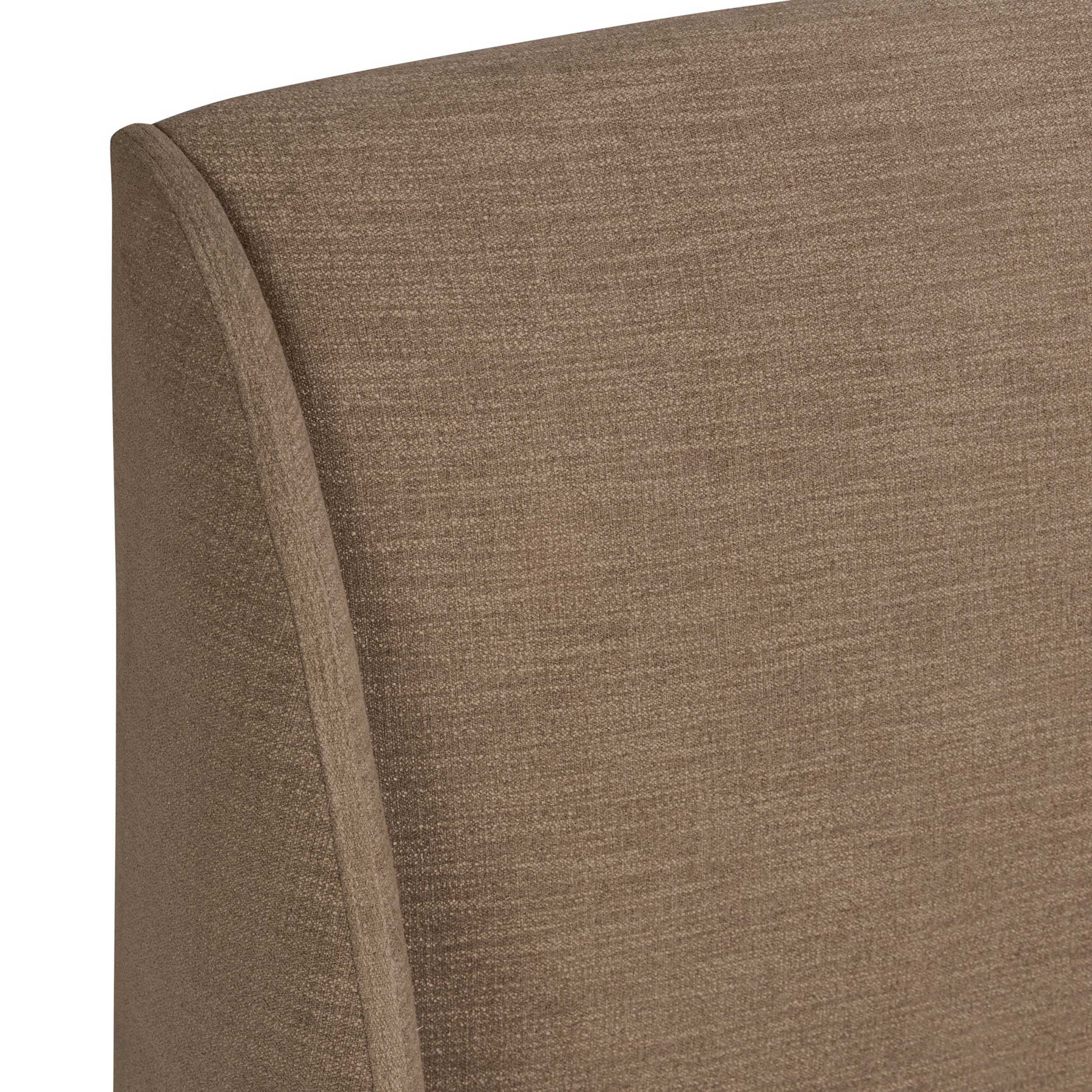 Maeve Bed, Laken Taupe by Four Hands - Image 4