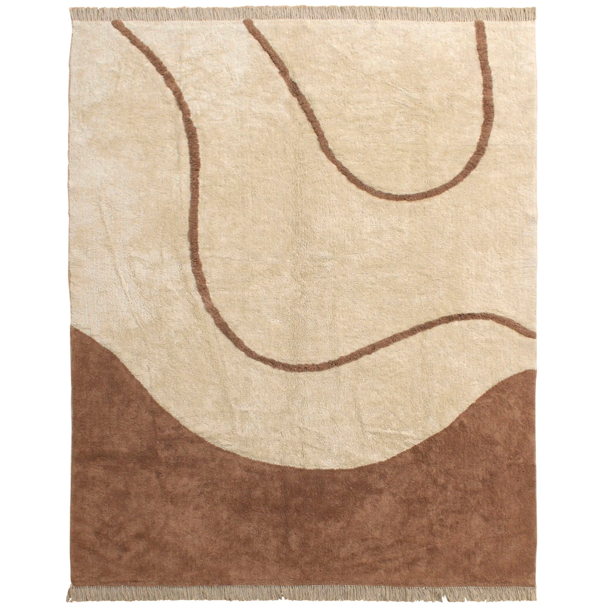 Magdalena Rug, Ivory/Brown - Image 2