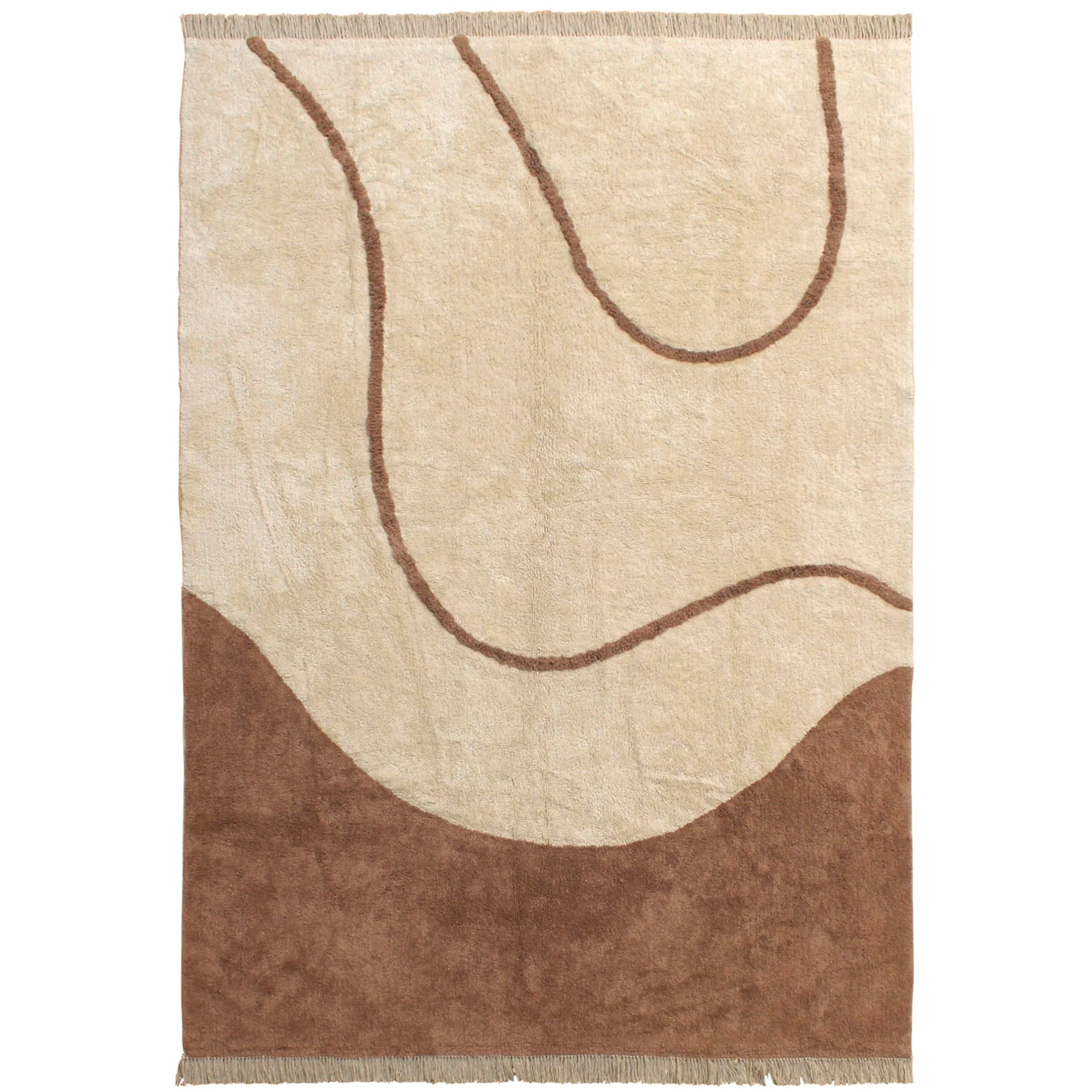 Magdalena Rug, Ivory/Brown - Image 3