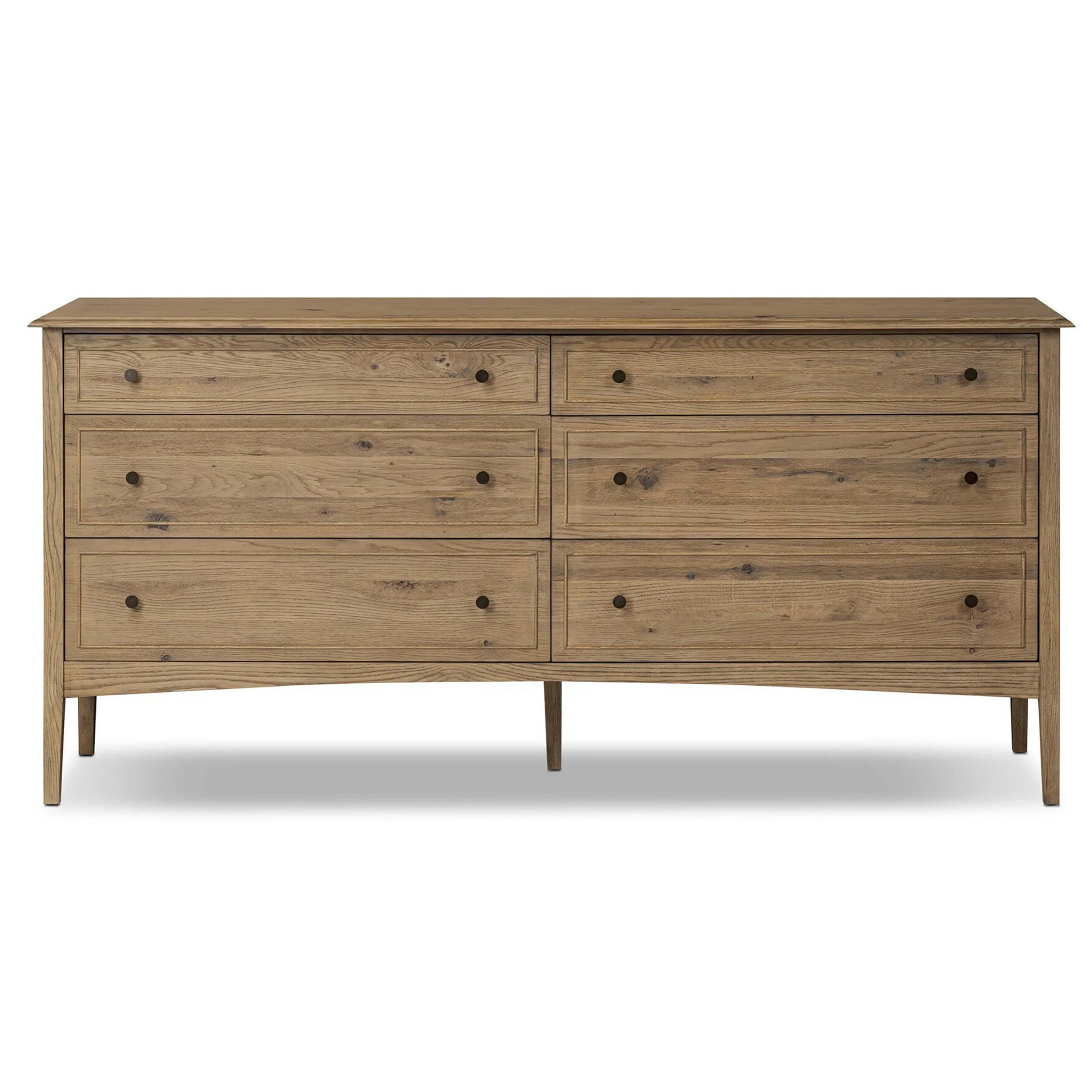 Maggie 6 Drawer Dresser, Aged Smoked Oak by Four Hands - Image 2