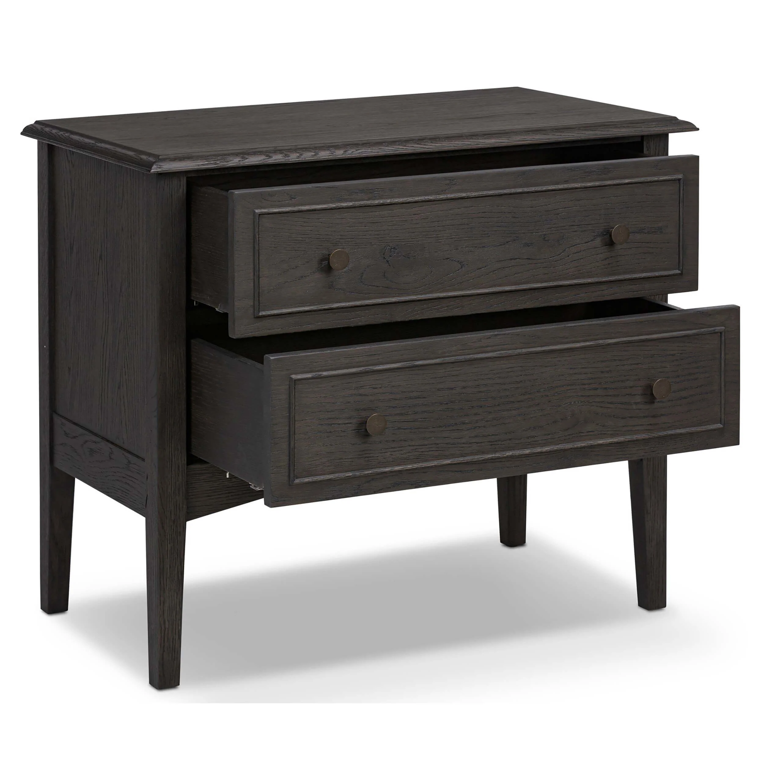 Maggie Nightstand, Smoked Black by Four Hands - Image 4