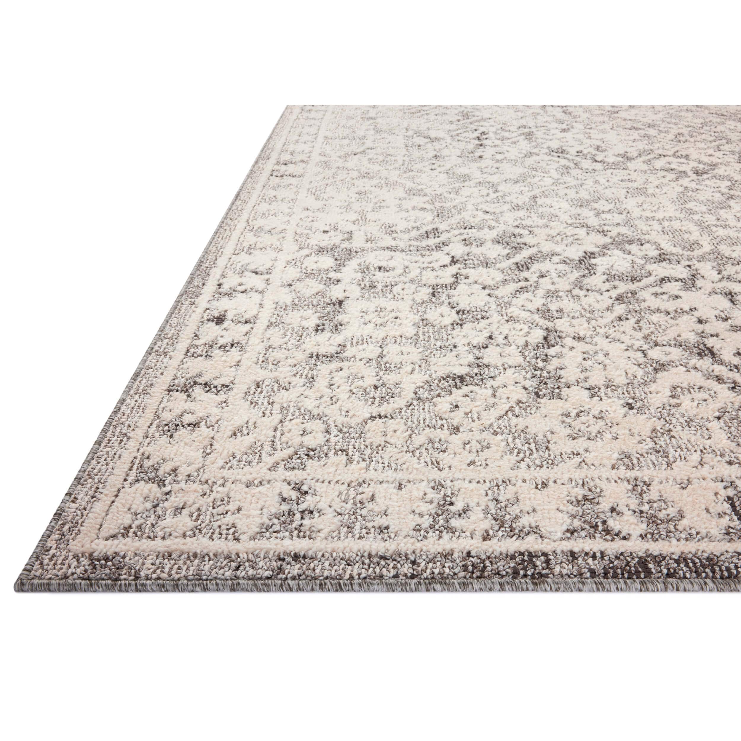 Magnolia Home by Joanna Gaines × Loloi Rug Gigi GIG-01, Grey/Ivory - Image 2