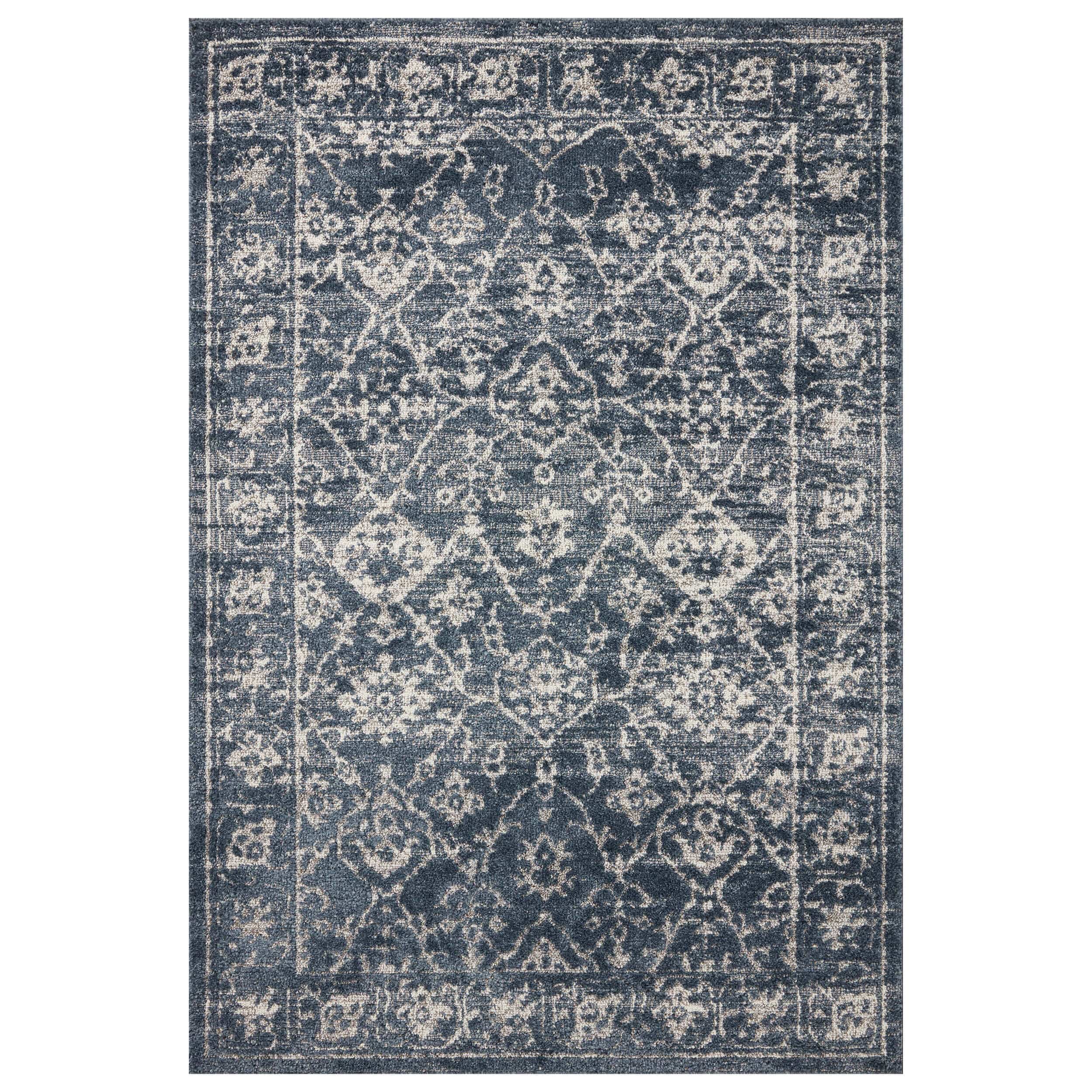 Magnolia Home by Joanna Gaines × Loloi Rug Gigi GIG-02, Navy/Stone