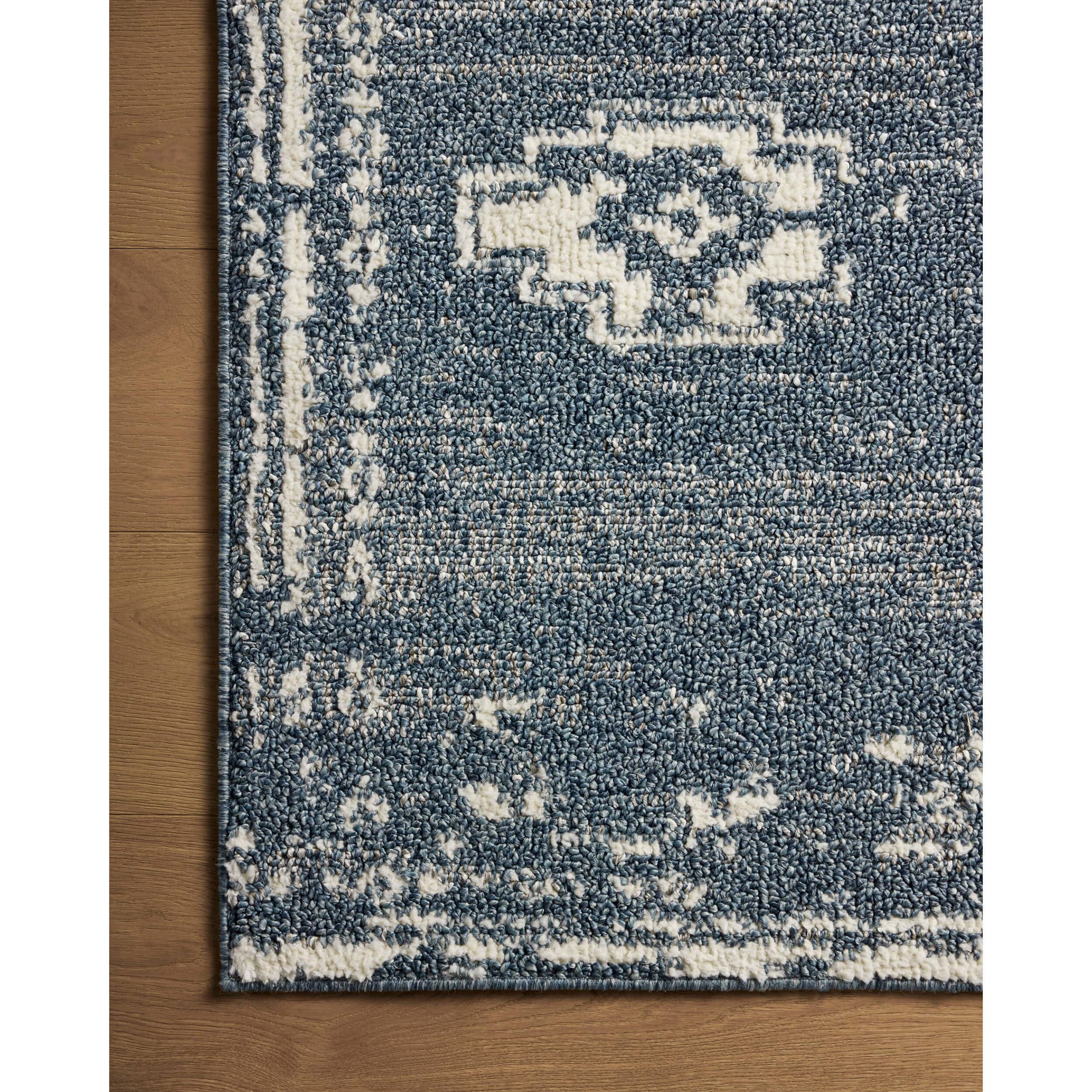 Magnolia Home by Joanna Gaines × Loloi Rug Gigi GIG-03, Denim/Ivory - Image 3