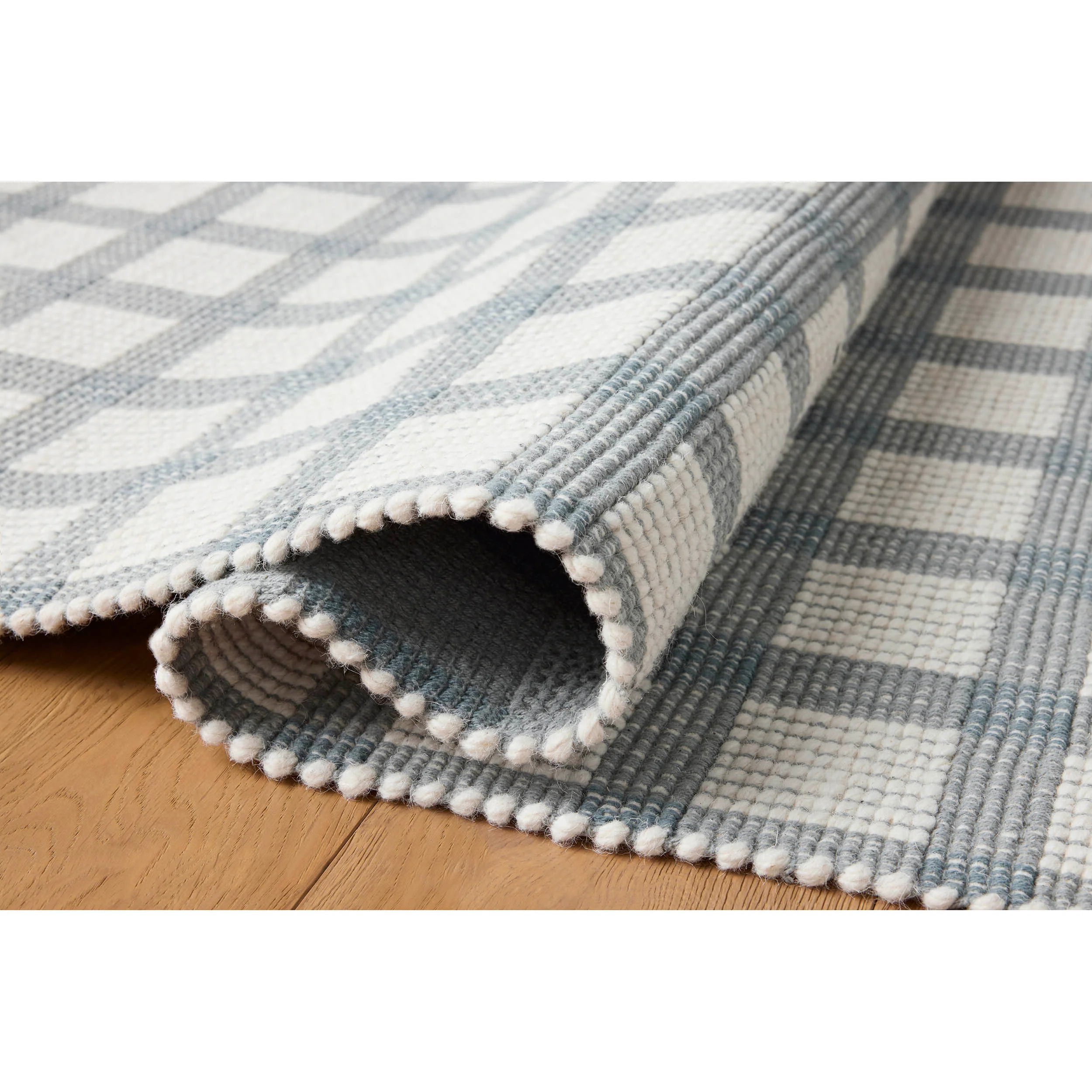 Magnolia Home by Joanna Gaines × Loloi Rug Ryder RYD-02, Blue/Ivory - Image 3
