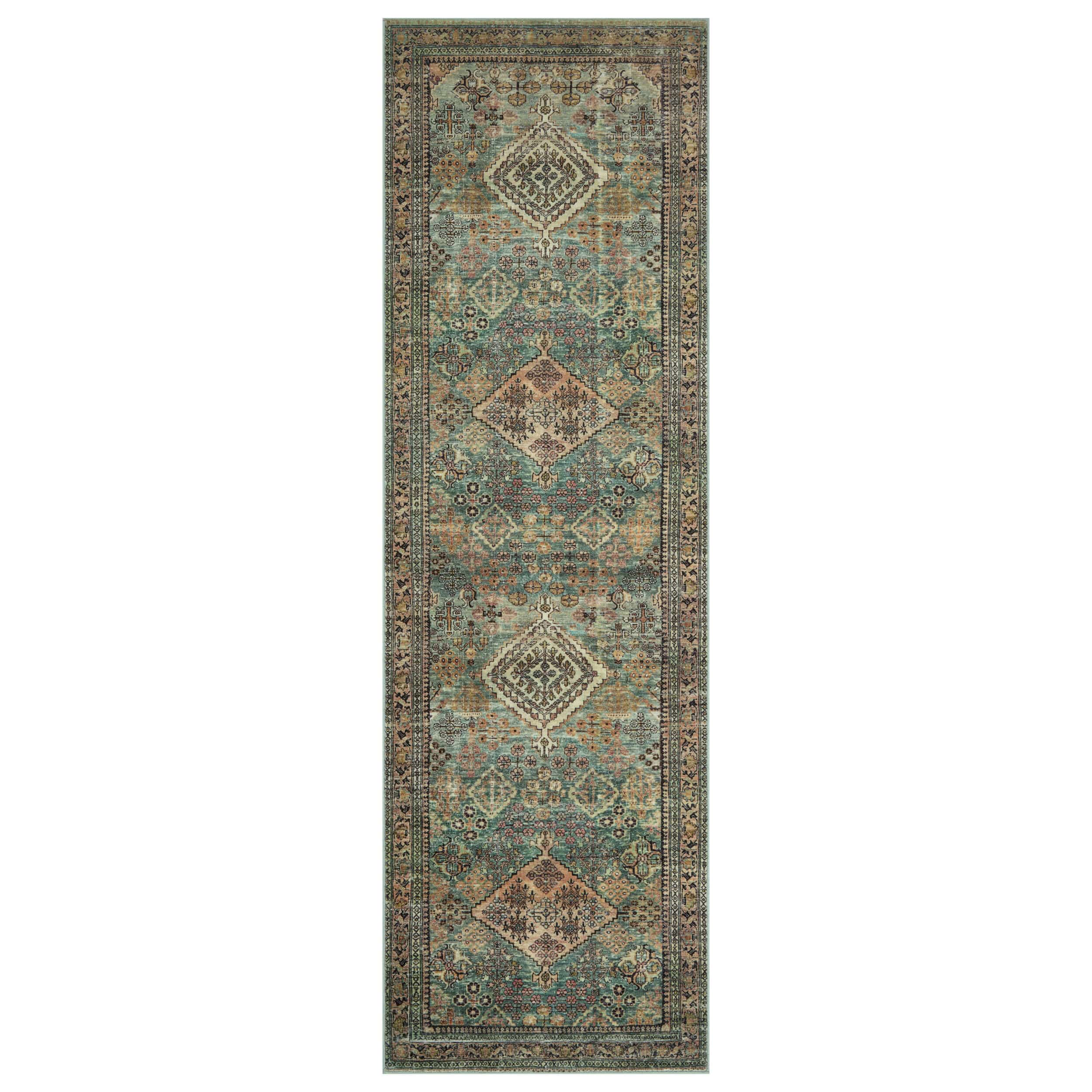 Magnolia Home by Joanna Gaines x Loloi Rug Sinclair SIN-03, Turquoise/Multi - Image 2