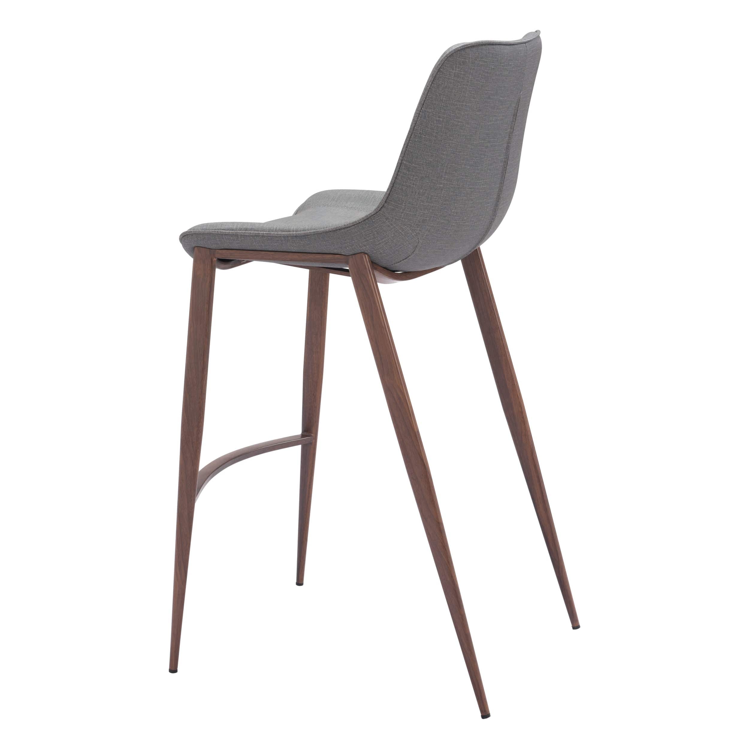 Magnus Bar Stool, Slate Gray, Set of 2 - Image 5