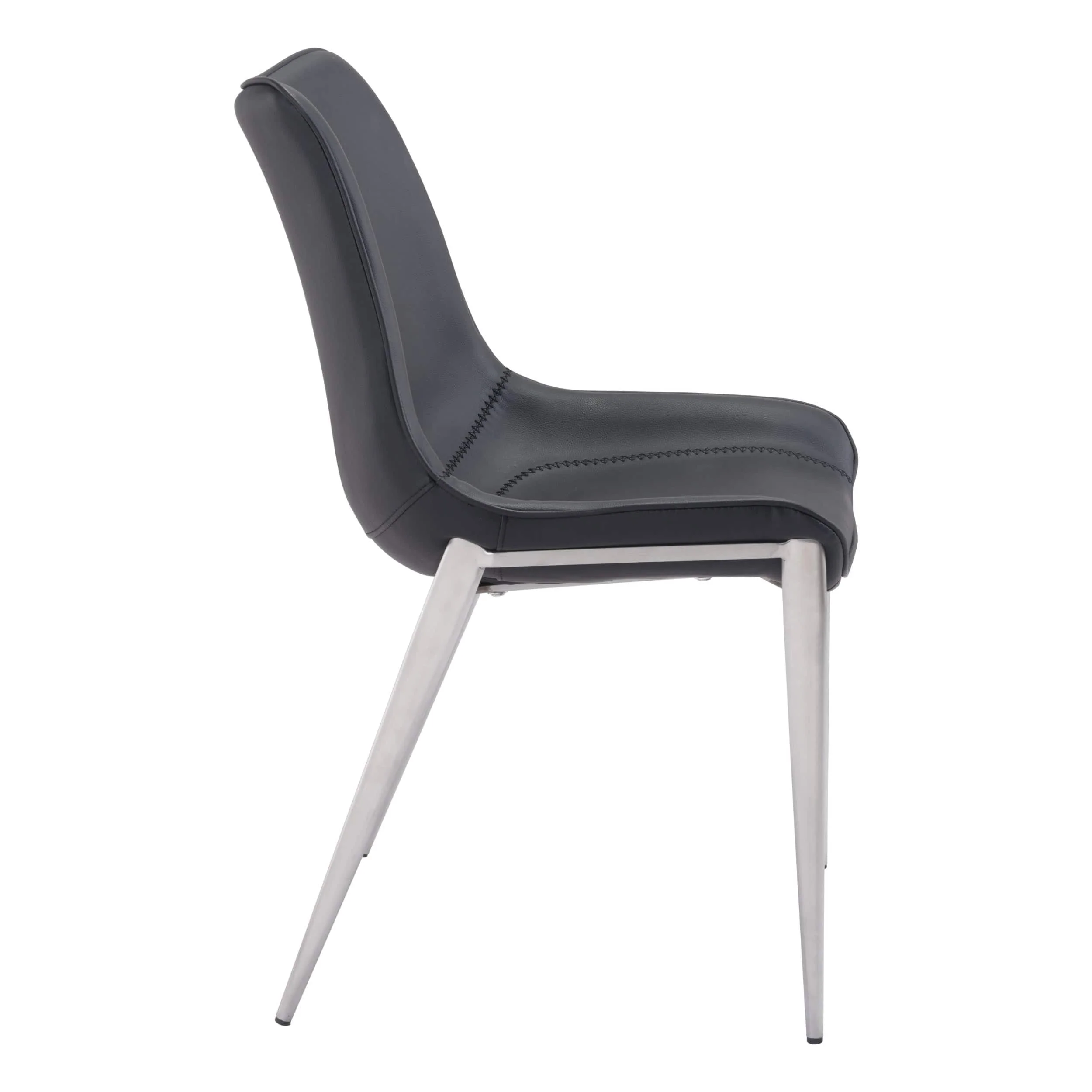 Magnus Dining Chair, Black, Set of 2 - Image 4