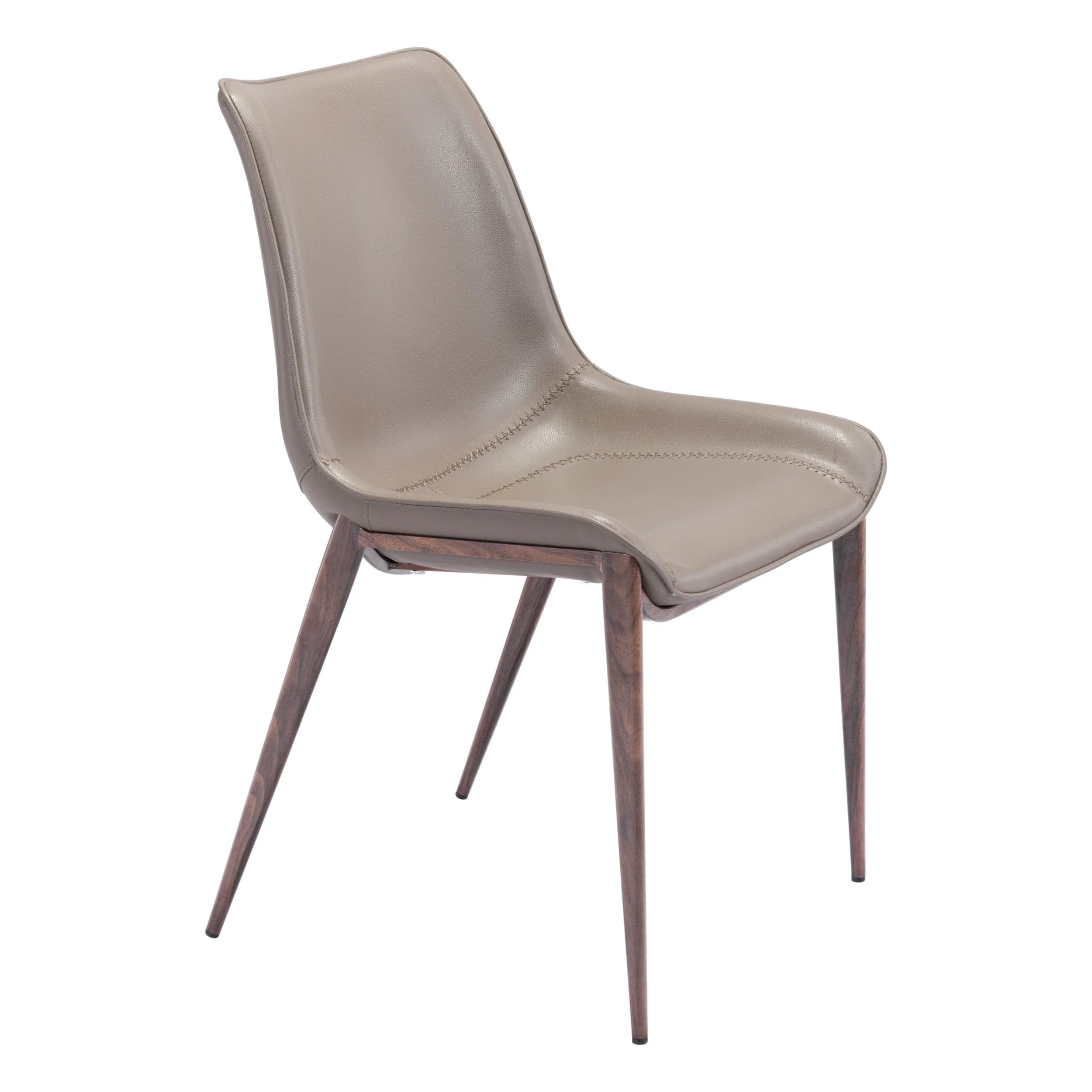 Magnus Dining Chair, Brown, Set of 2