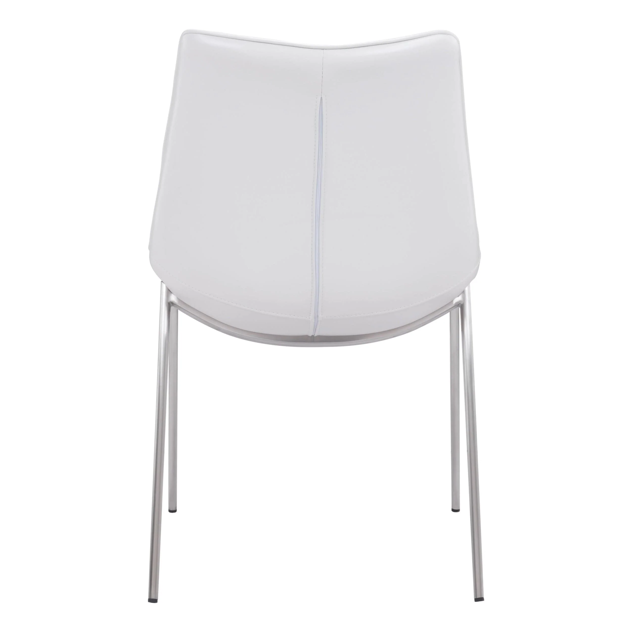 Magnus Dining Chair, White, Set of 2 - Image 4