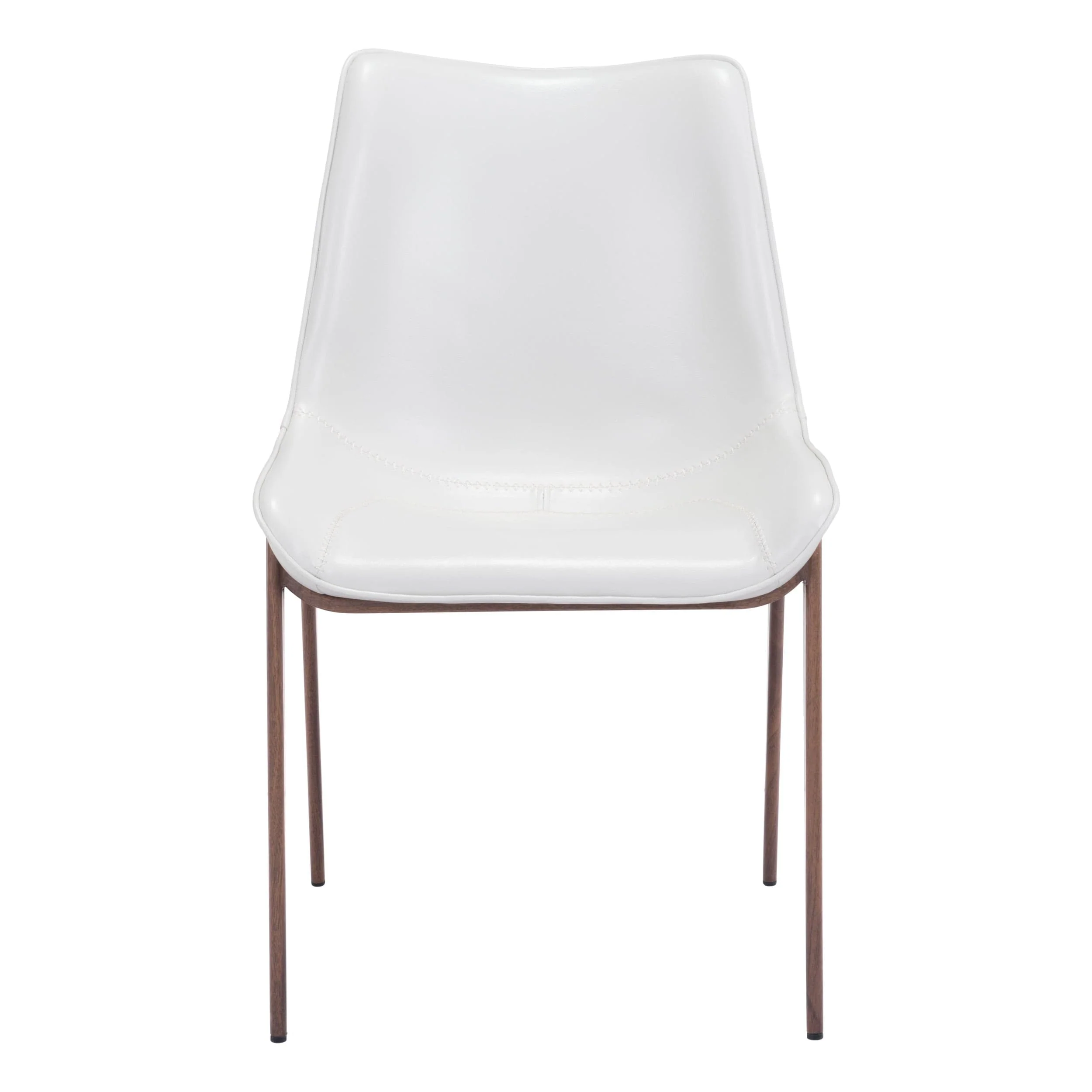 Magnus Dining Chair, White, Set of 2 - Image 4
