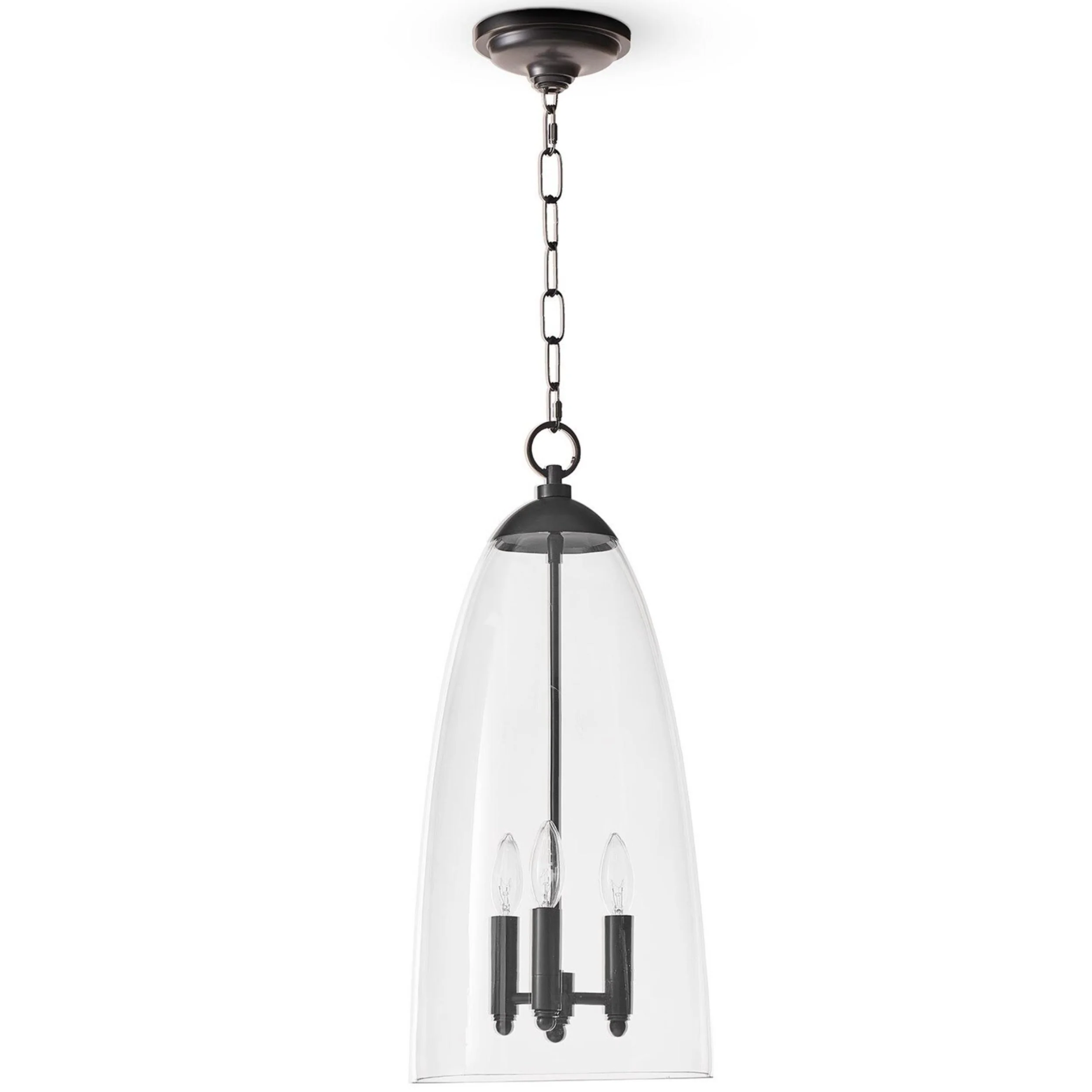 Maiden Glass Pendant, Oil Rubbed Bronze