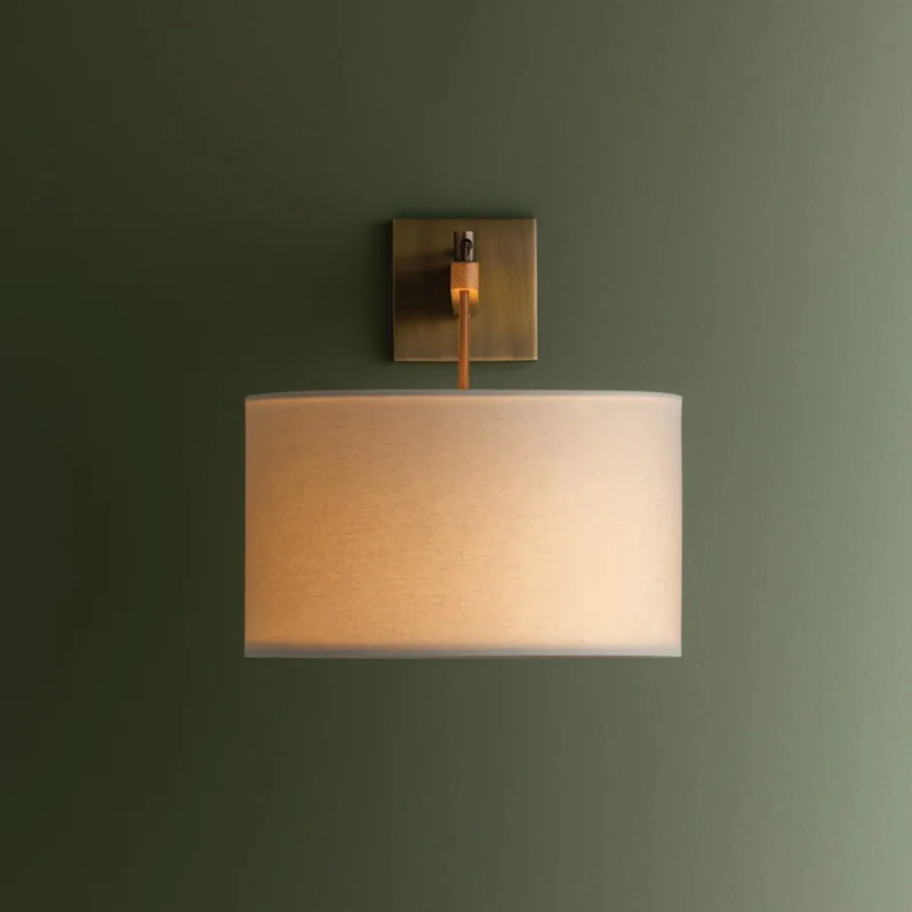 Mailo Wall Sconce, Patina Brass/White Oak - Image 2