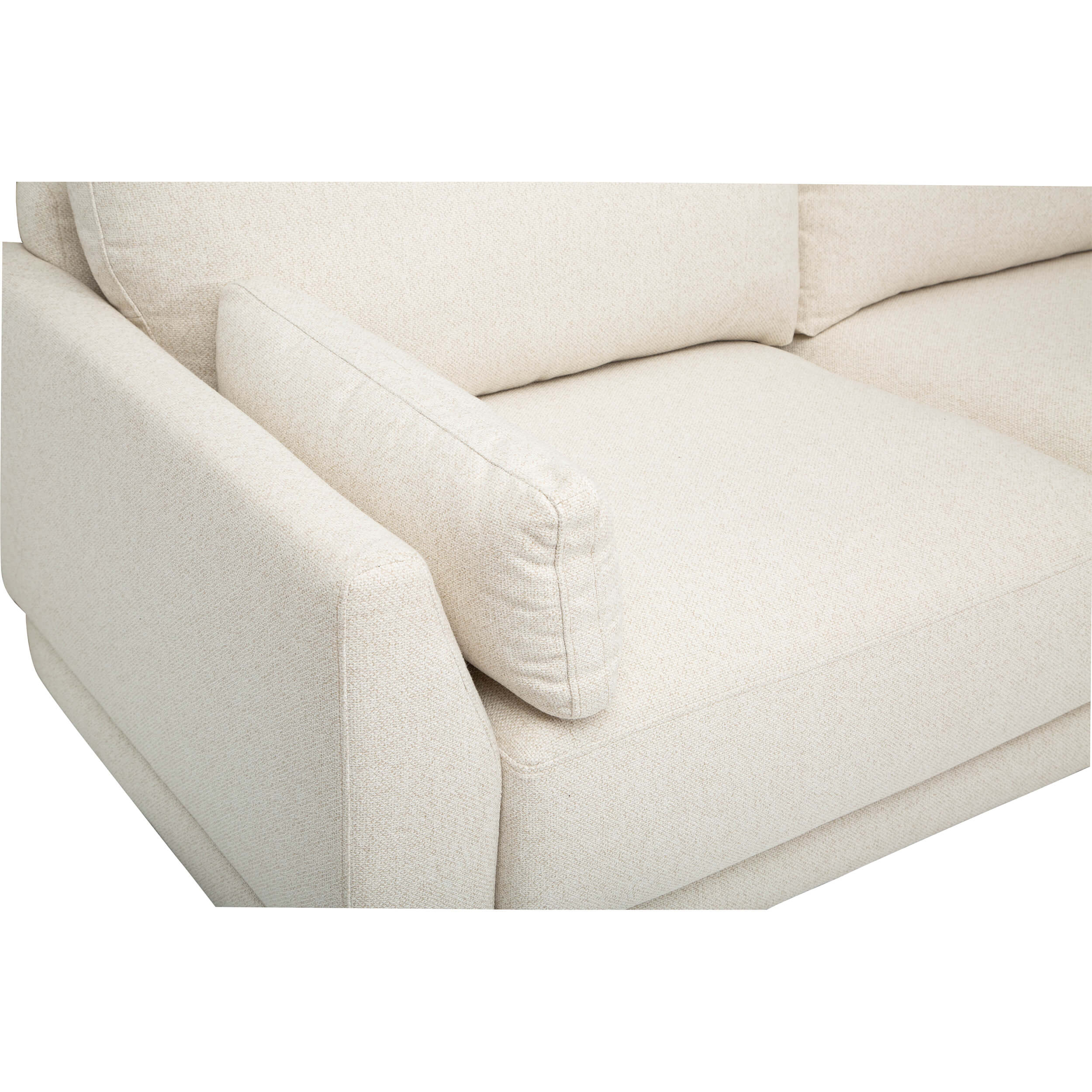 Malibu 4 Piece Sectional, Lila Linen by Becki Owens - Image 4