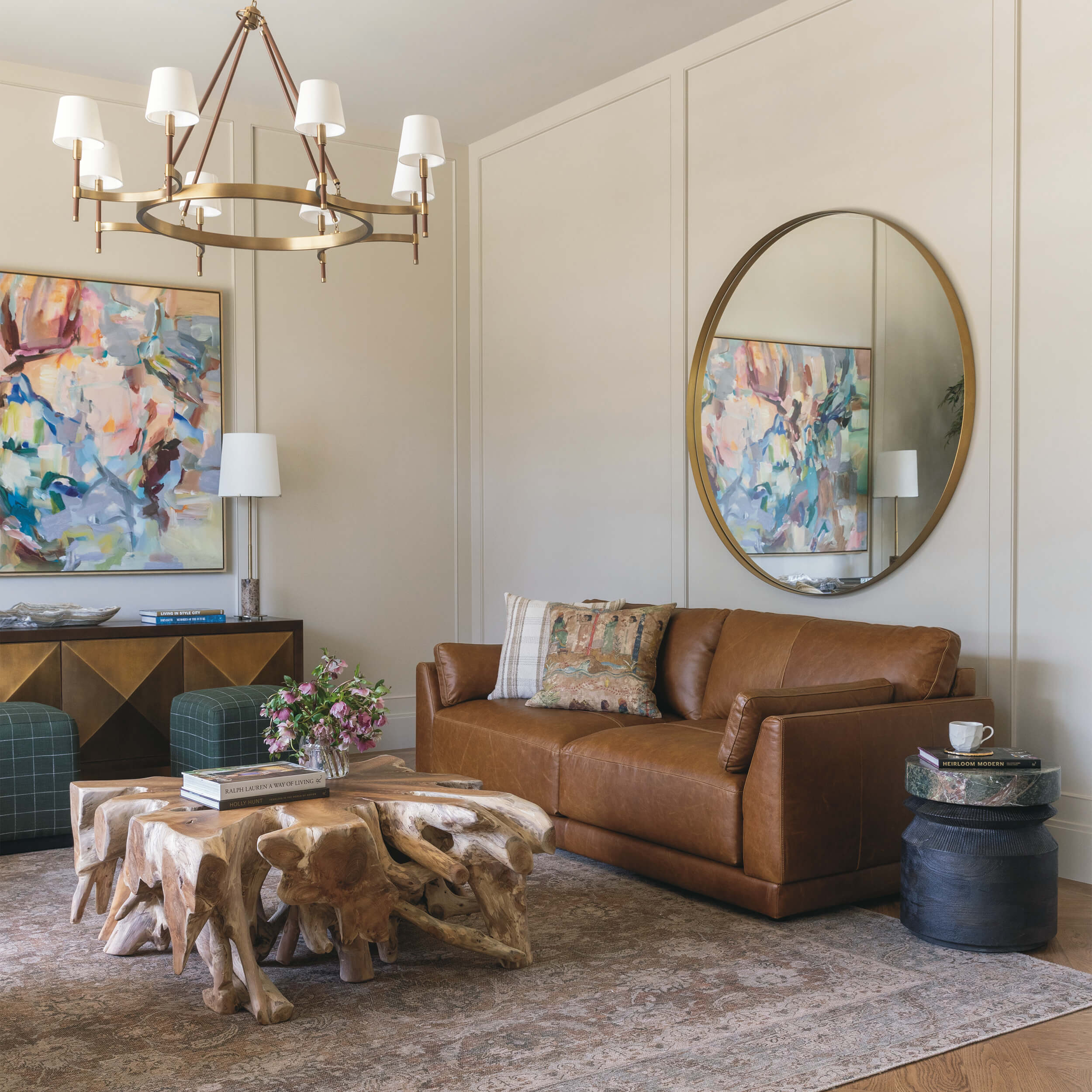 Malibu Leather Sofa, Concord Mink by Becki Owens - Image 5