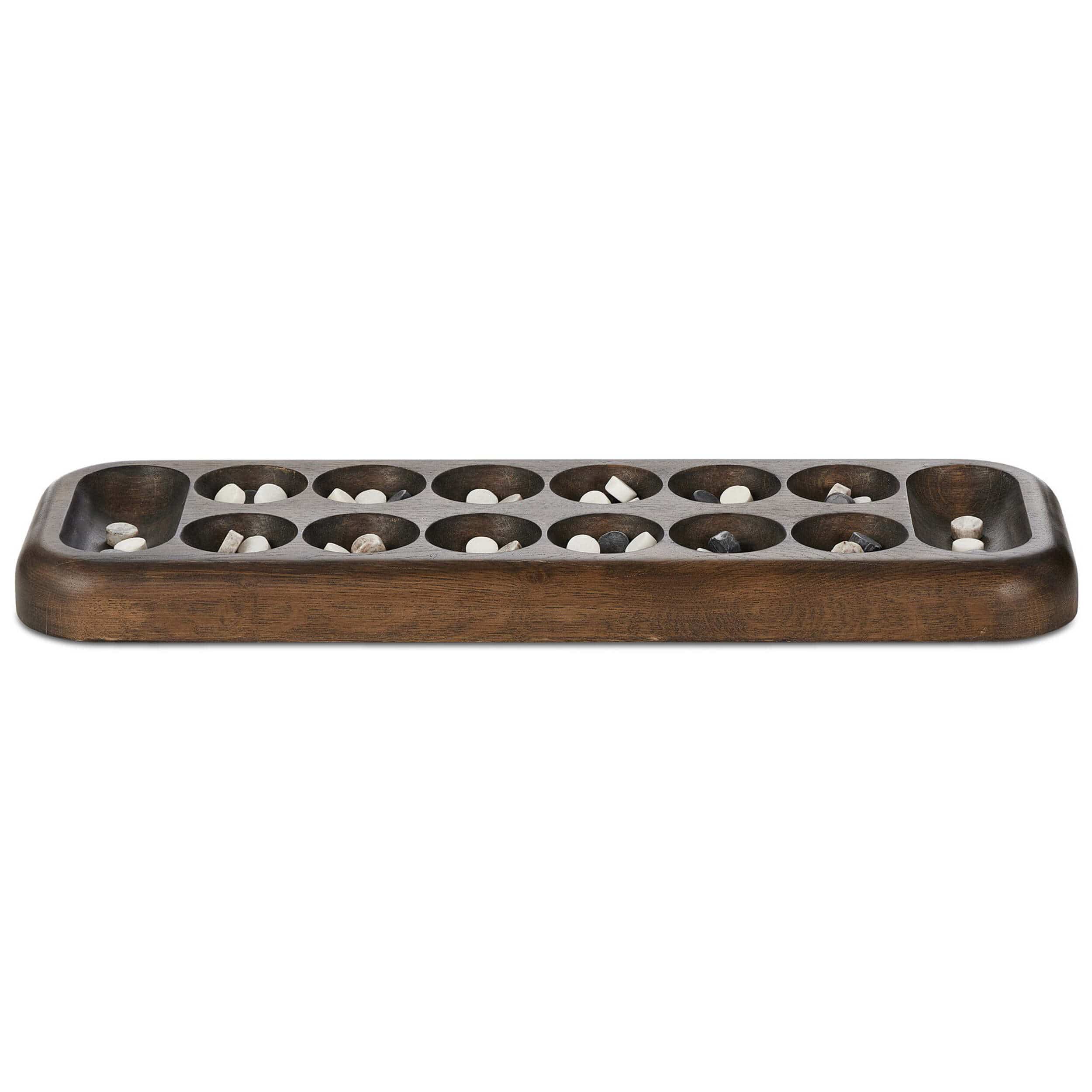 Mancala Board, Mixed Reclaimed Marble by Four Hands - Image 2