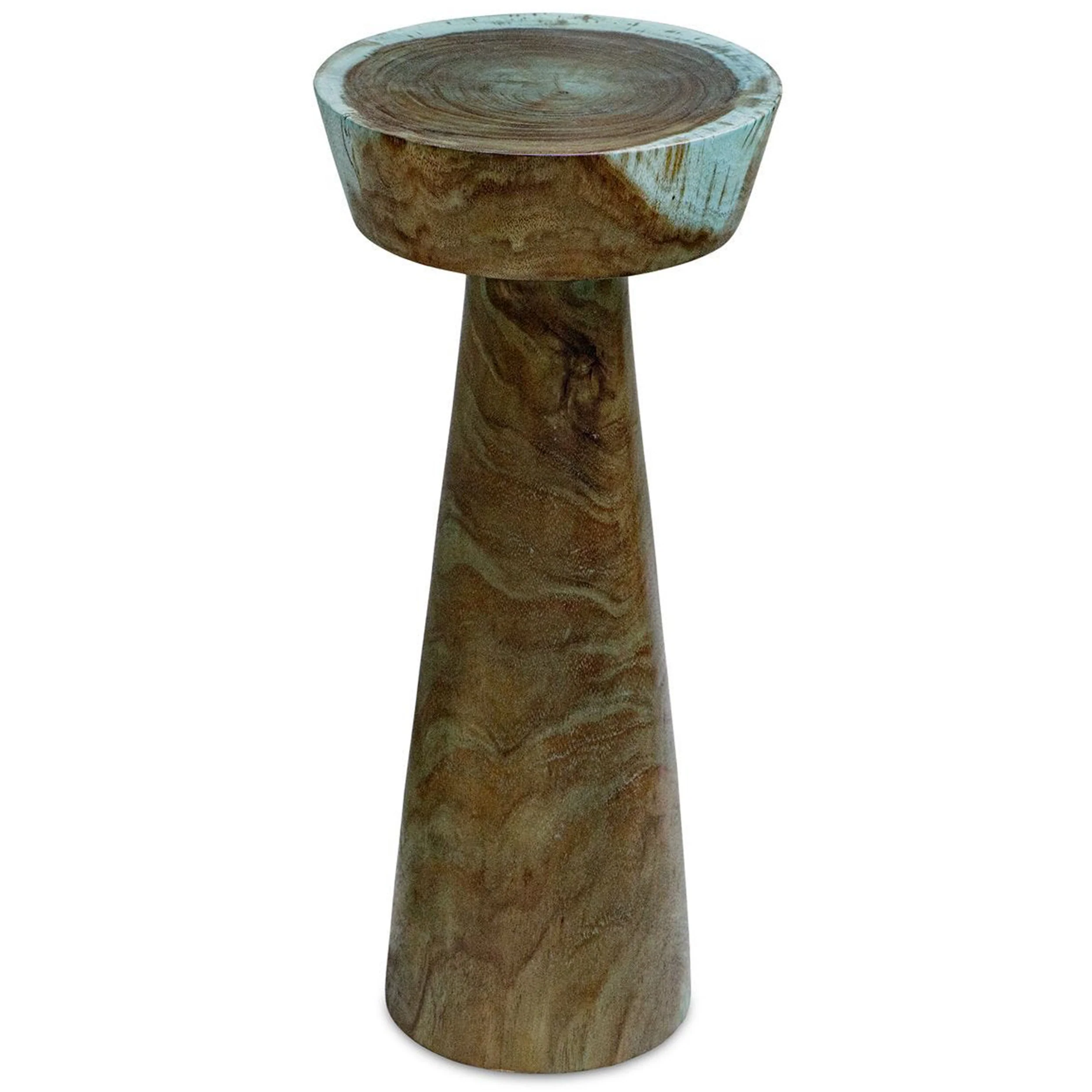 Mano Drink Table, Blue-Green