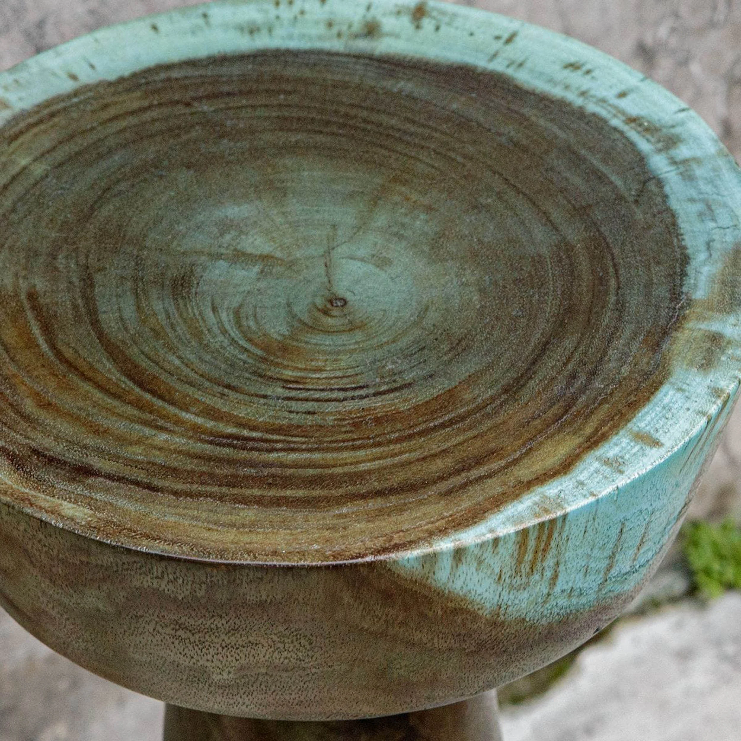 Mano Drink Table, Blue-Green - Image 4