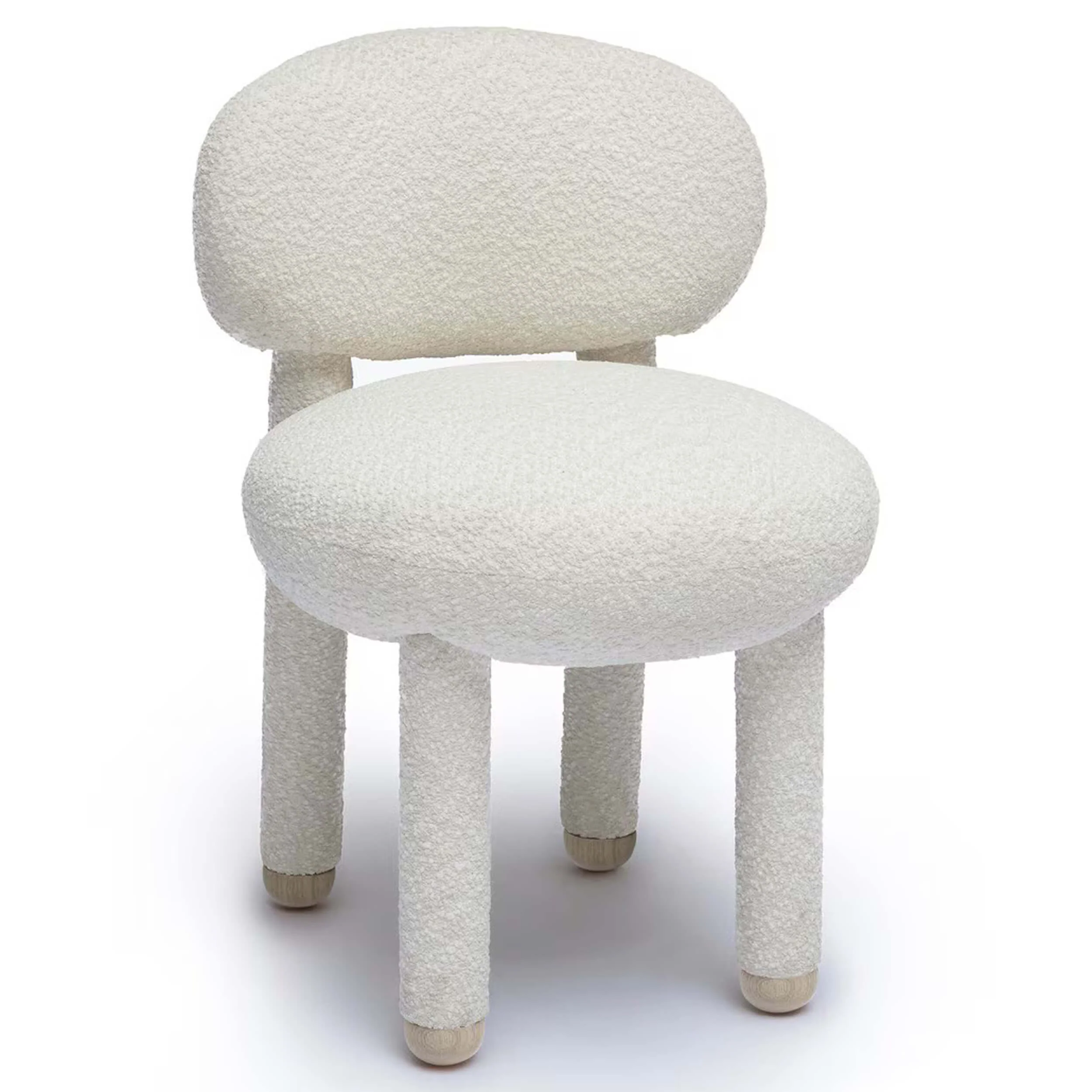 Manu Side Chair, Cream