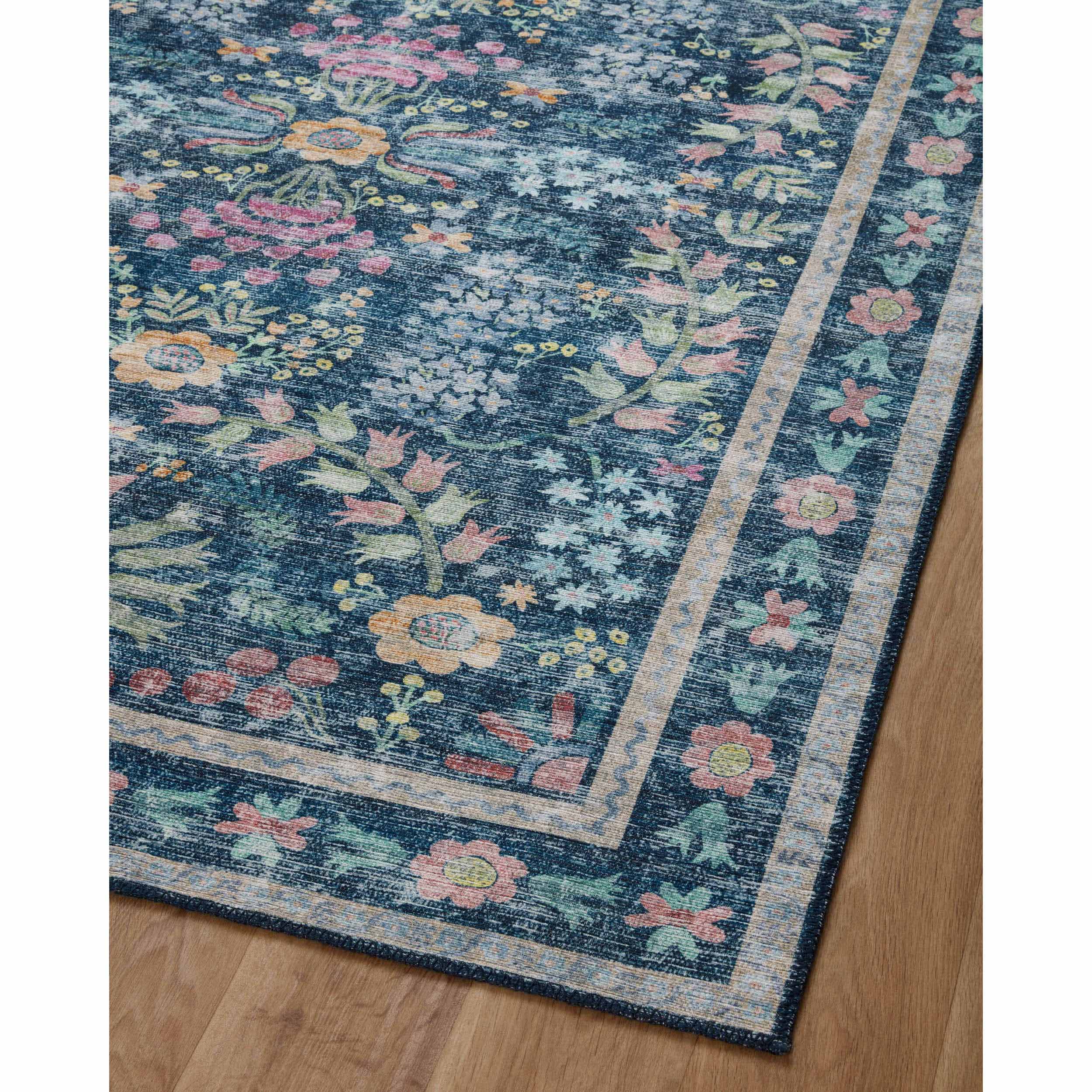 Rifle Paper Co. x Loloi Rug Maison MAO-06, Blue/Multi - Image 4