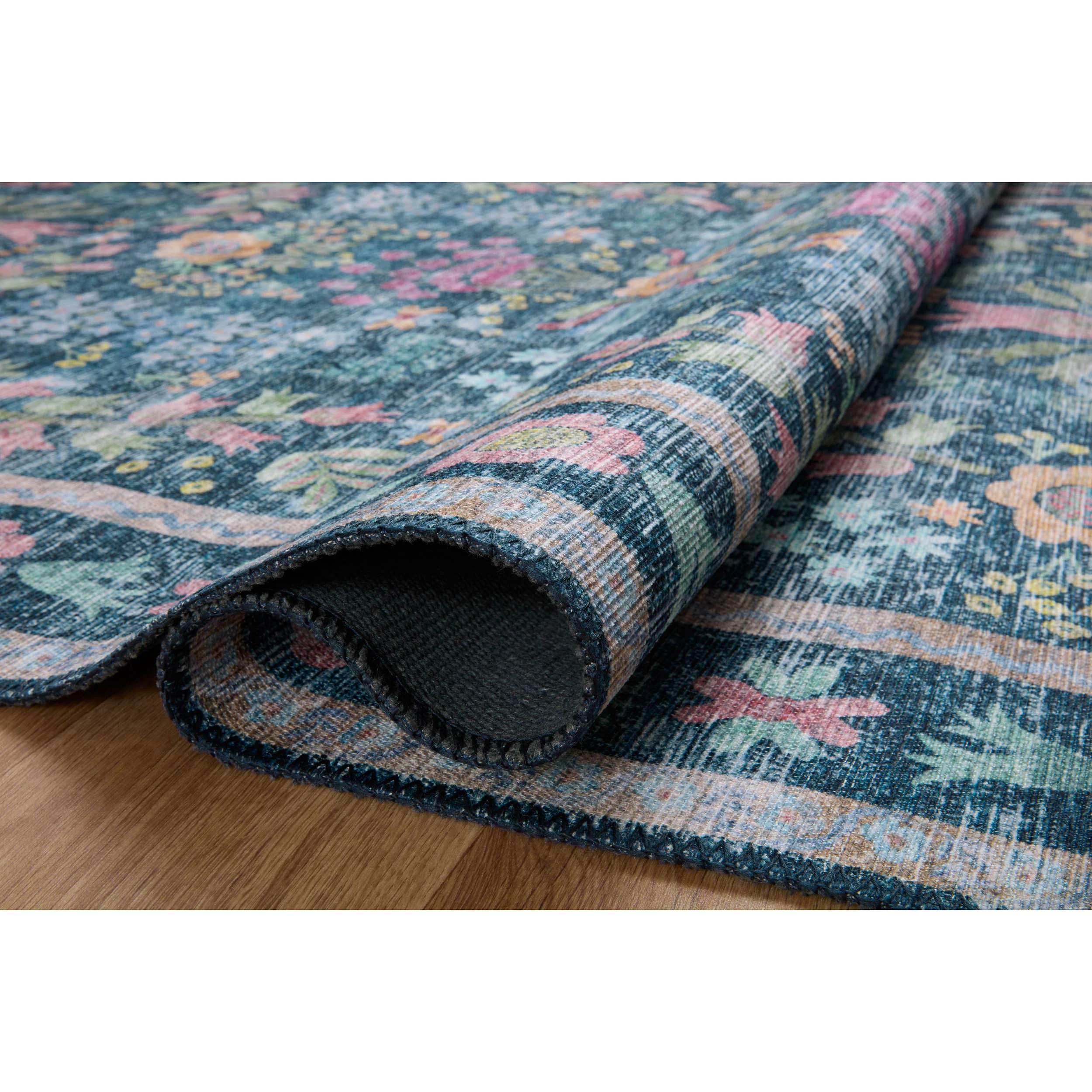 Rifle Paper Co. x Loloi Rug Maison MAO-06, Blue/Multi - Image 5