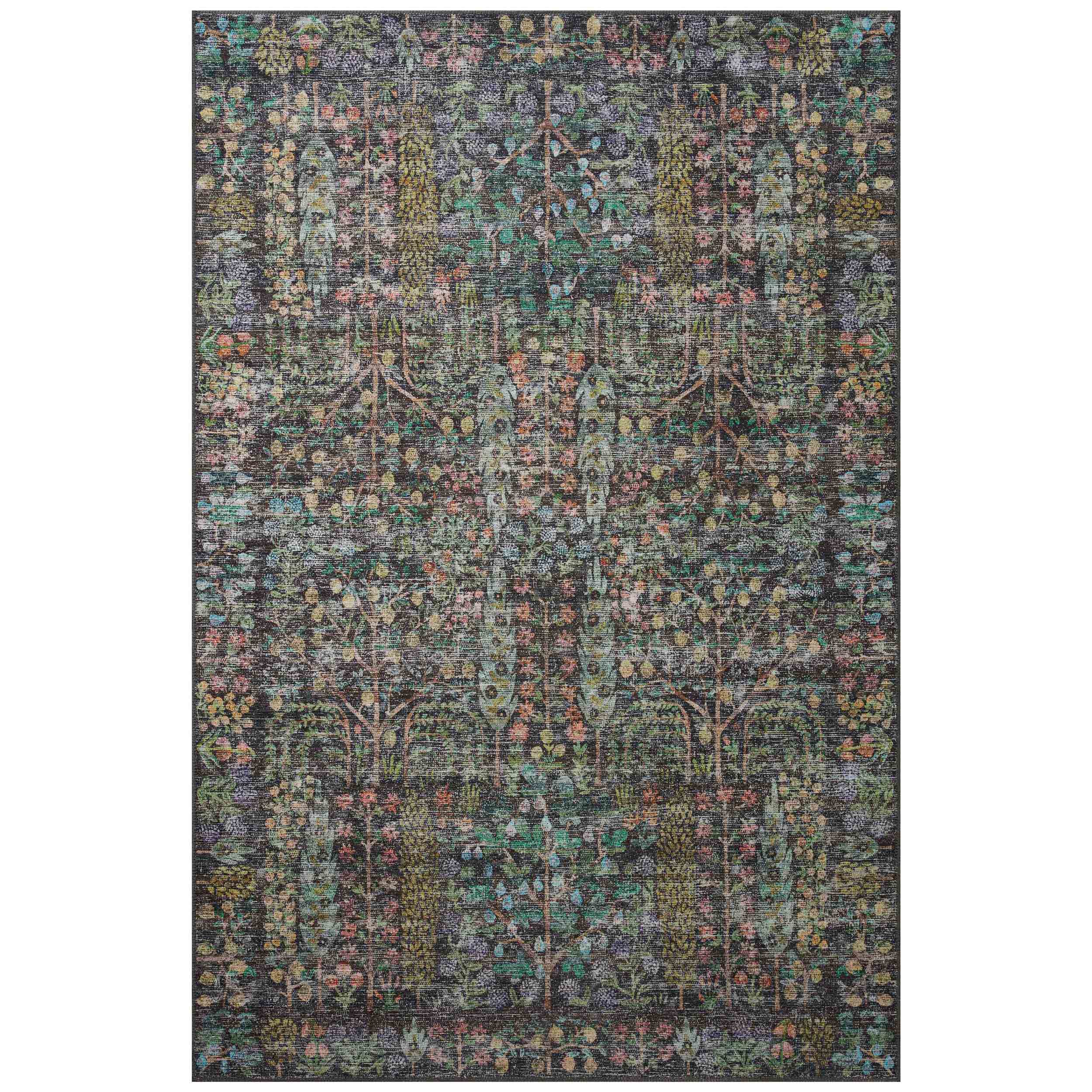 Rifle Paper Co. x Loloi Rug Maison MAO-07, Charcoal