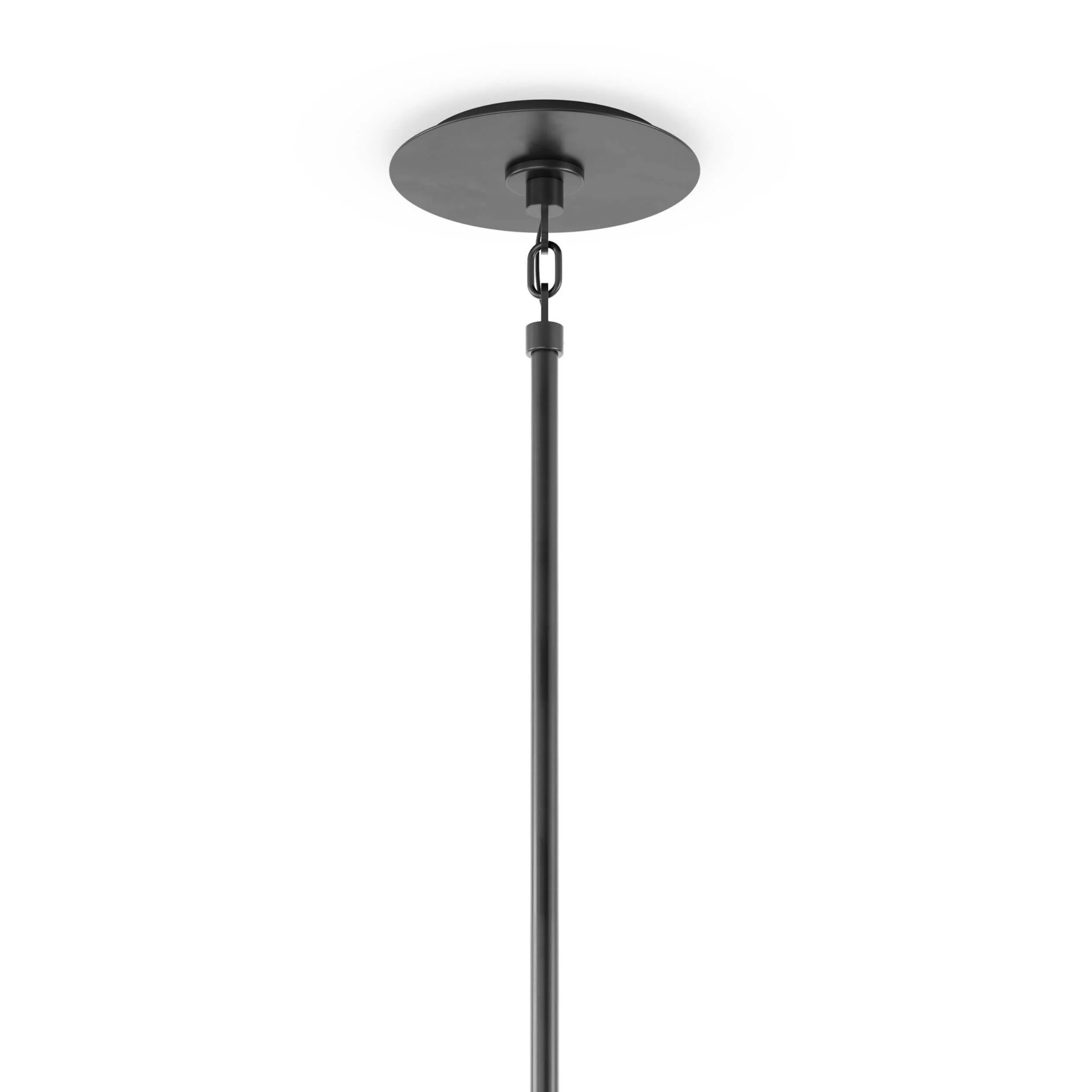 Marbled Globe 300 Pendant, Marbled Matte Glass/Black Gunmetal by Four Hands - Image 4