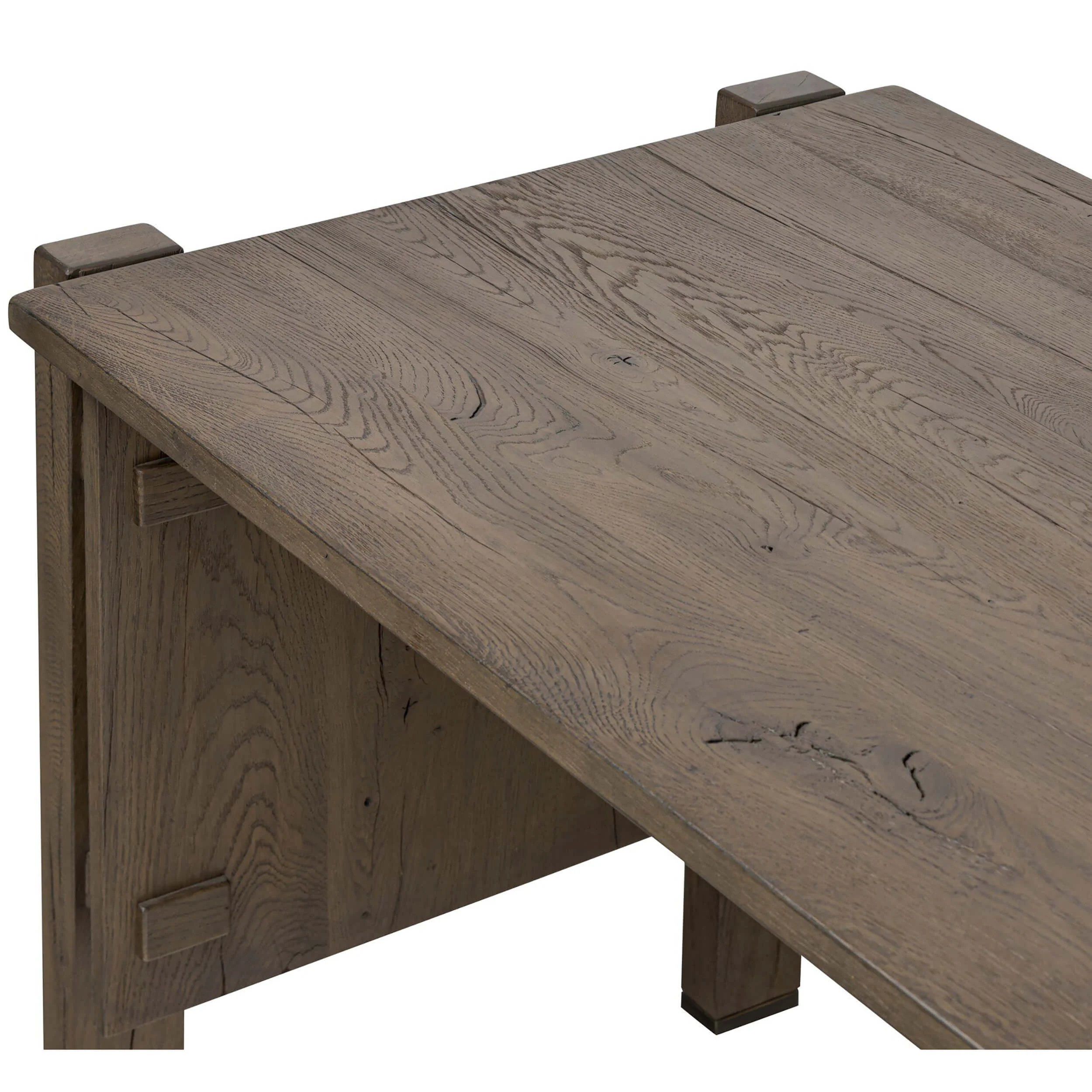 Marcela Desk, Grey Reclaimed French Oak by Four Hands - Image 7