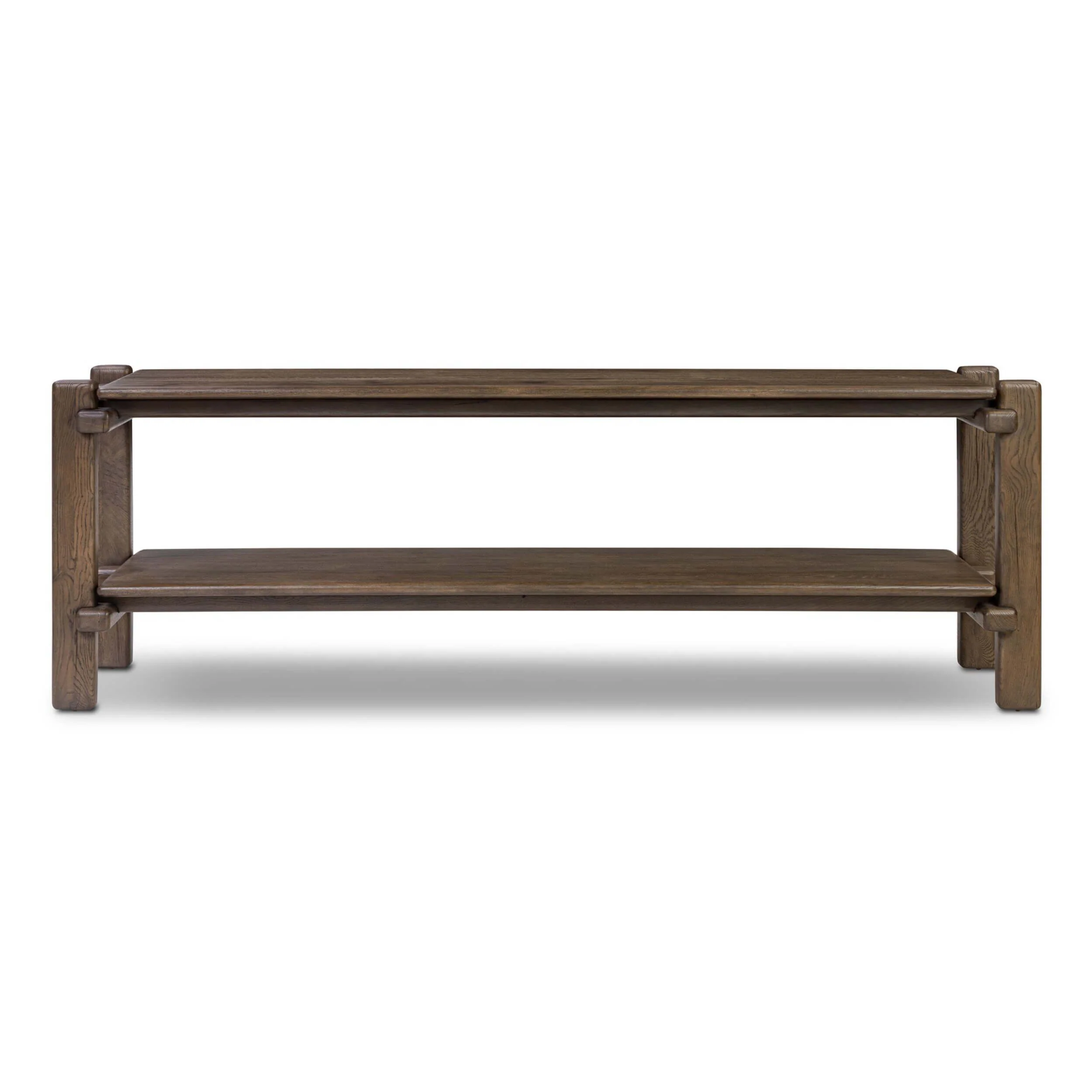 Marcia Console Table, Grey Reclaimed French Oak by Four Hands - Image 2