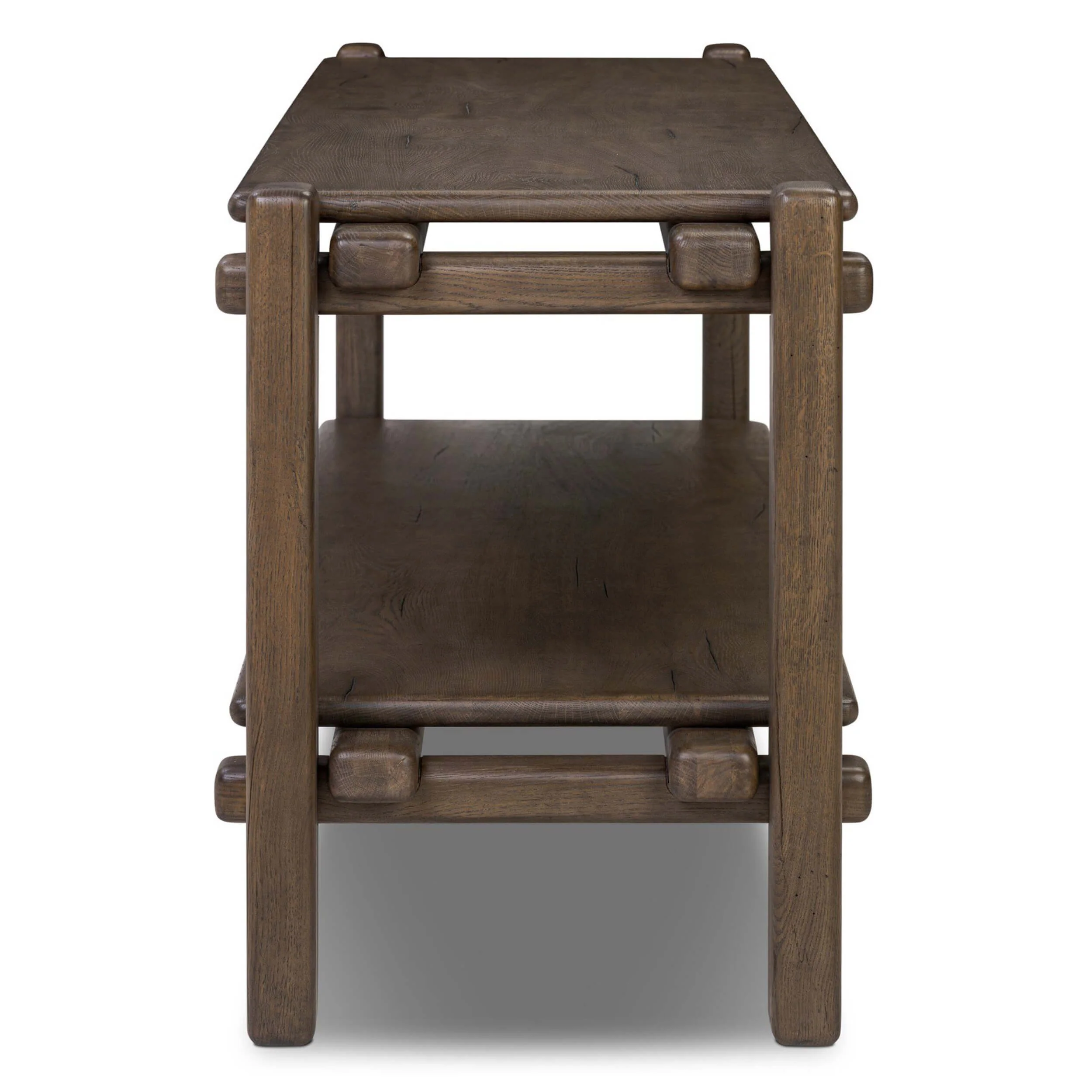 Marcia Console Table, Grey Reclaimed French Oak by Four Hands - Image 3