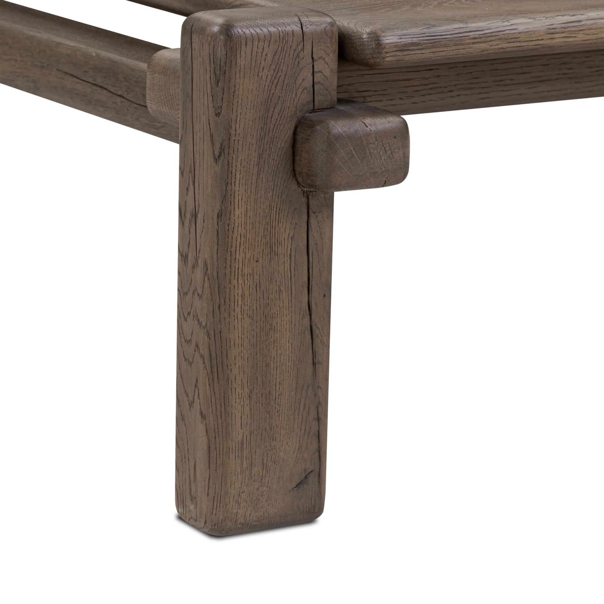 Marcia Square Coffee Table, Grey Reclaimed French Oak by Four Hands - Image 5