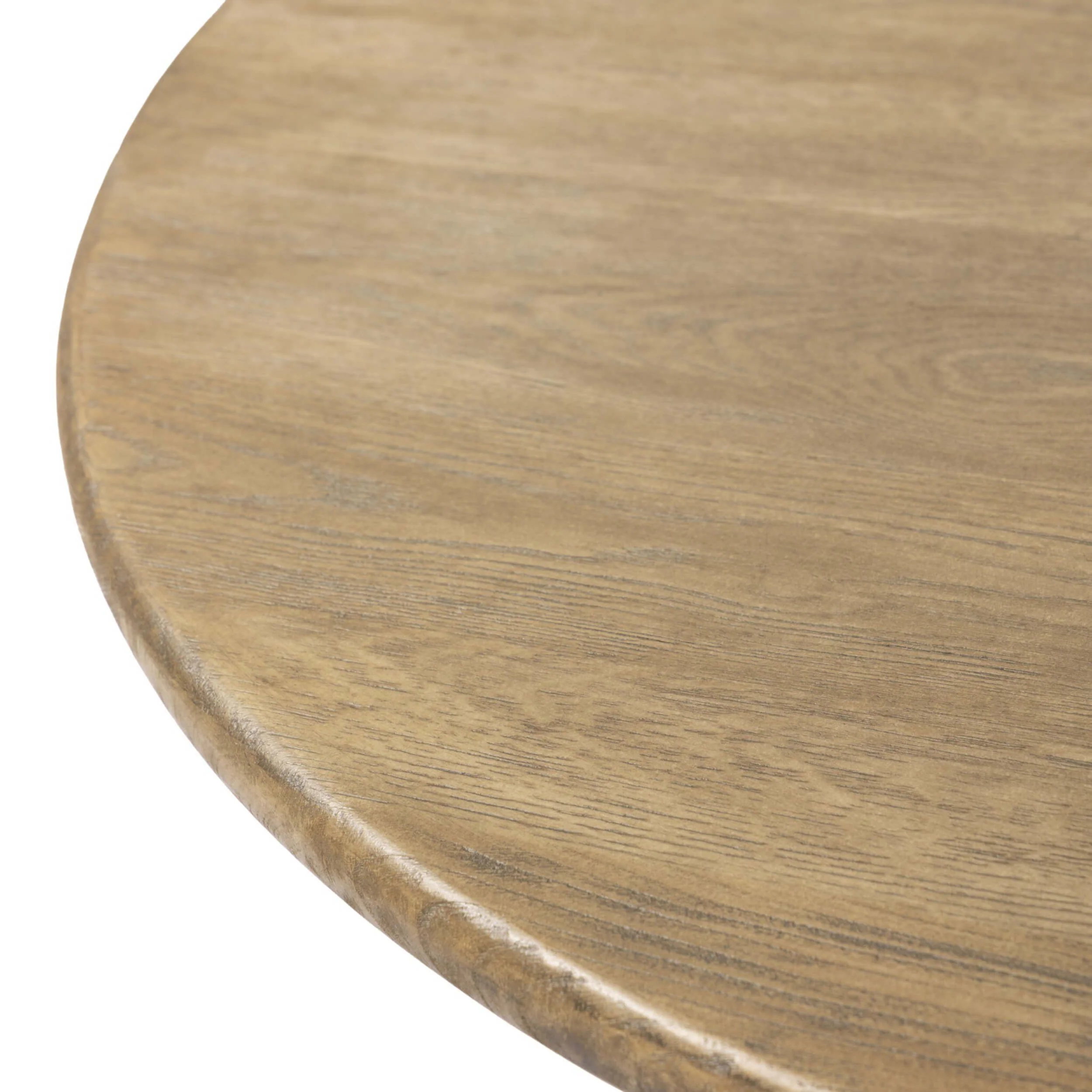 Maricopa Large Round Coffee Table, Worn Oak by Four Hands - Image 3