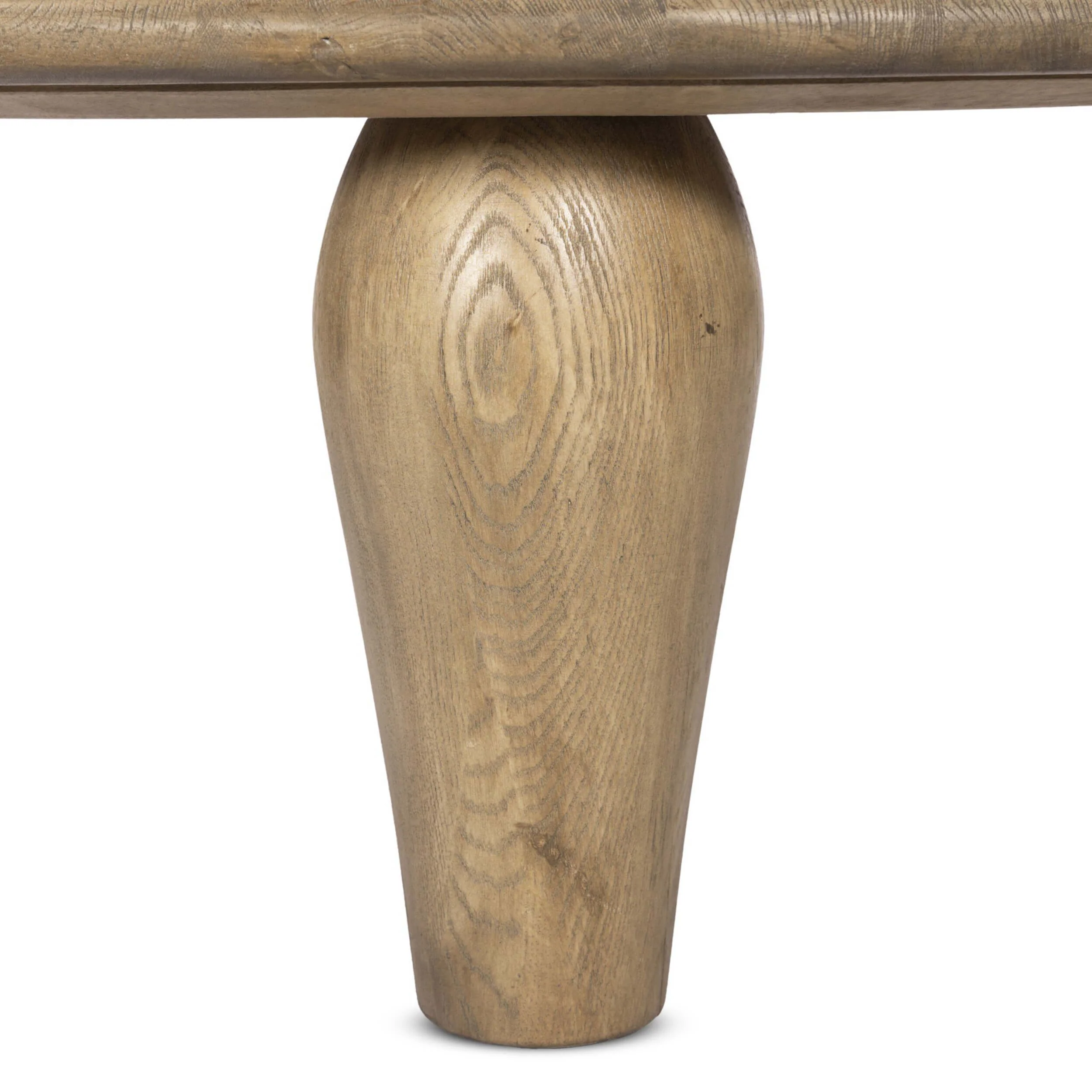 Maricopa Large Round Coffee Table, Worn Oak by Four Hands - Image 4