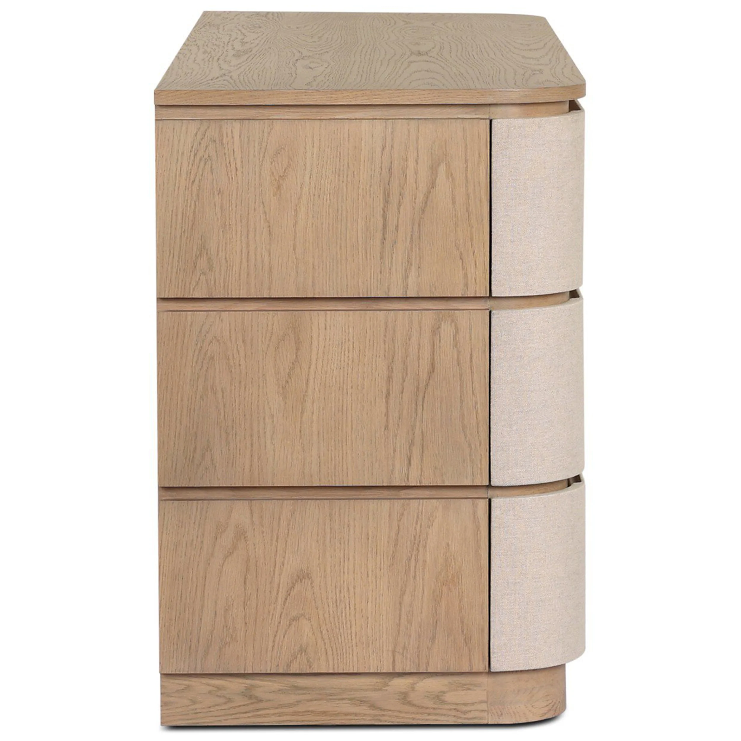 Mariella 6 Drawer Dresser, Beige Painted Linen by Four Hands - Image 3