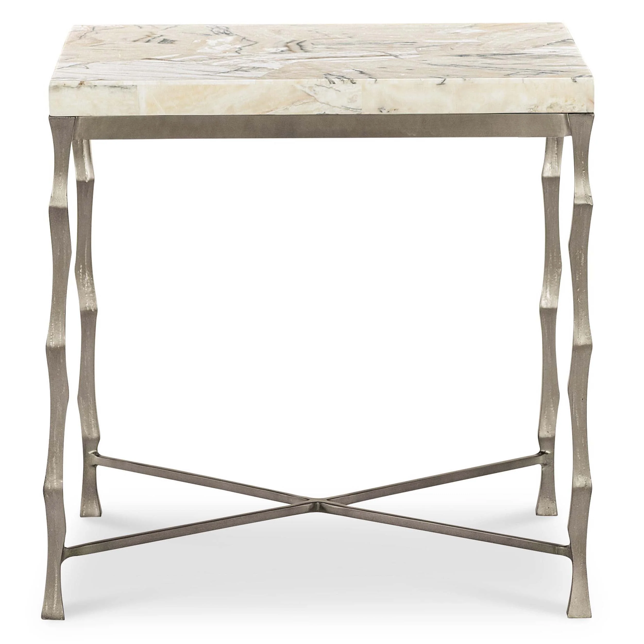 Mariner End Table, White Onyx - Image 2