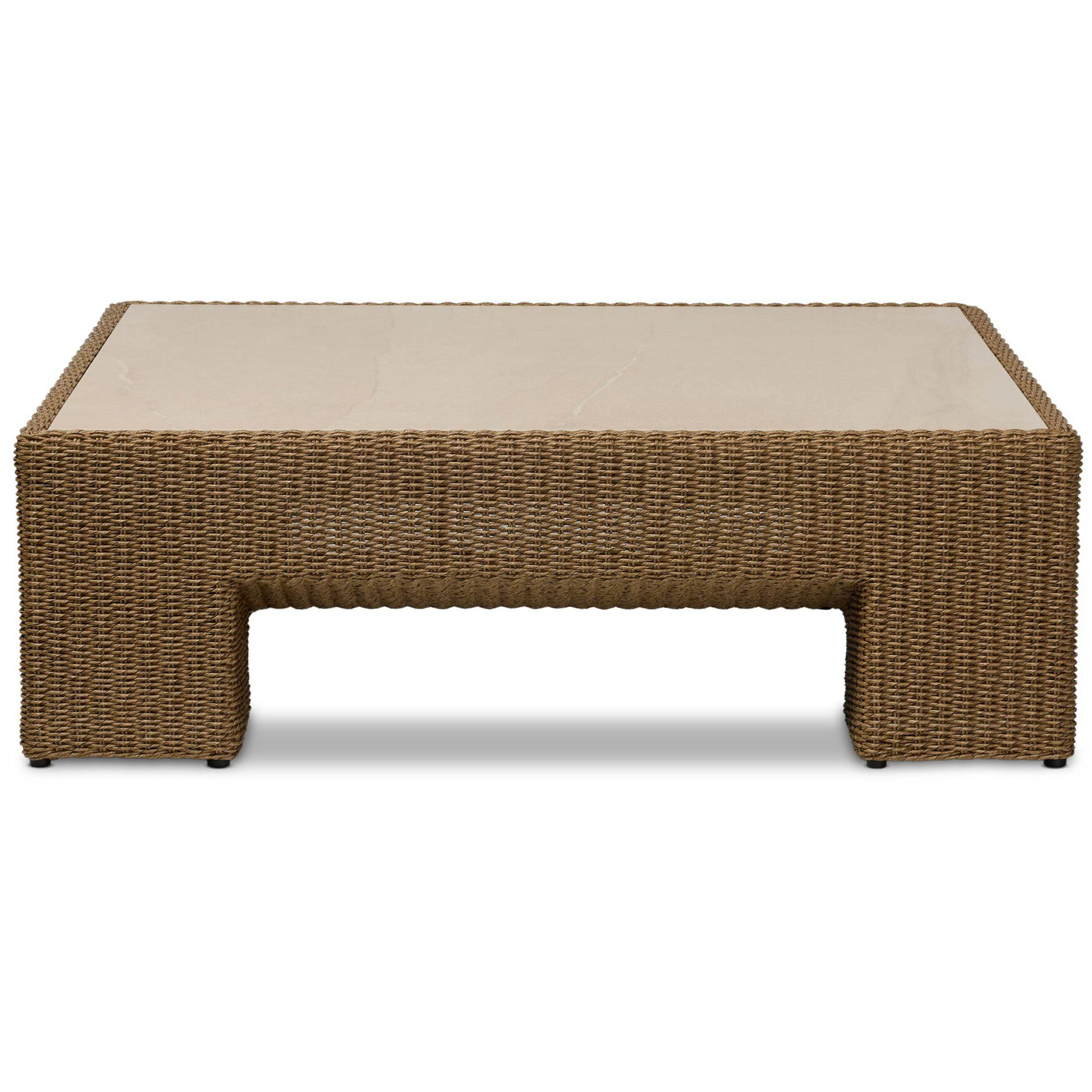 Maris Outdoor Coffee Table, Corso Beige by Four Hands - Image 2