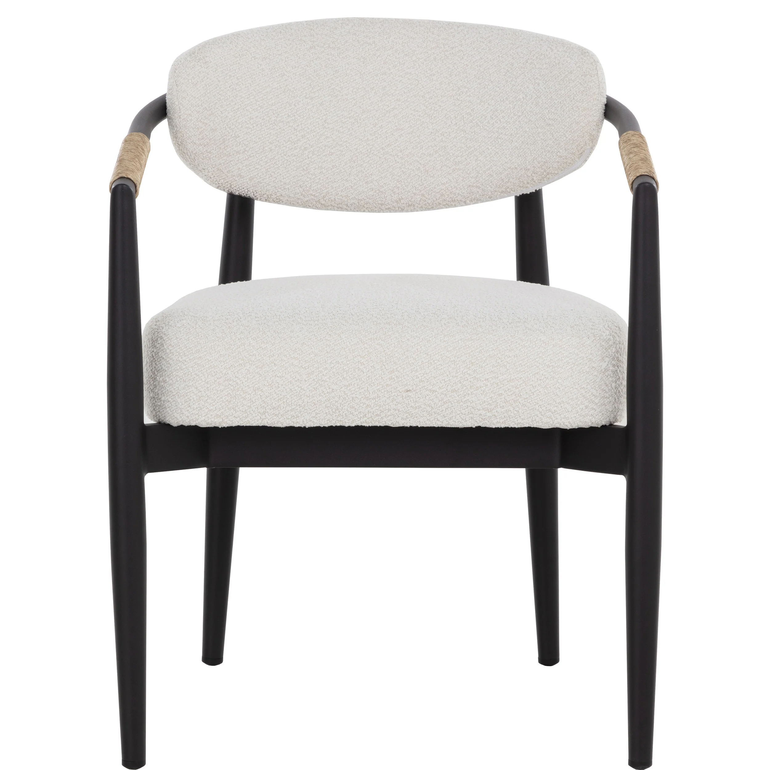 Marita Dining Armchair, Black - Image 2
