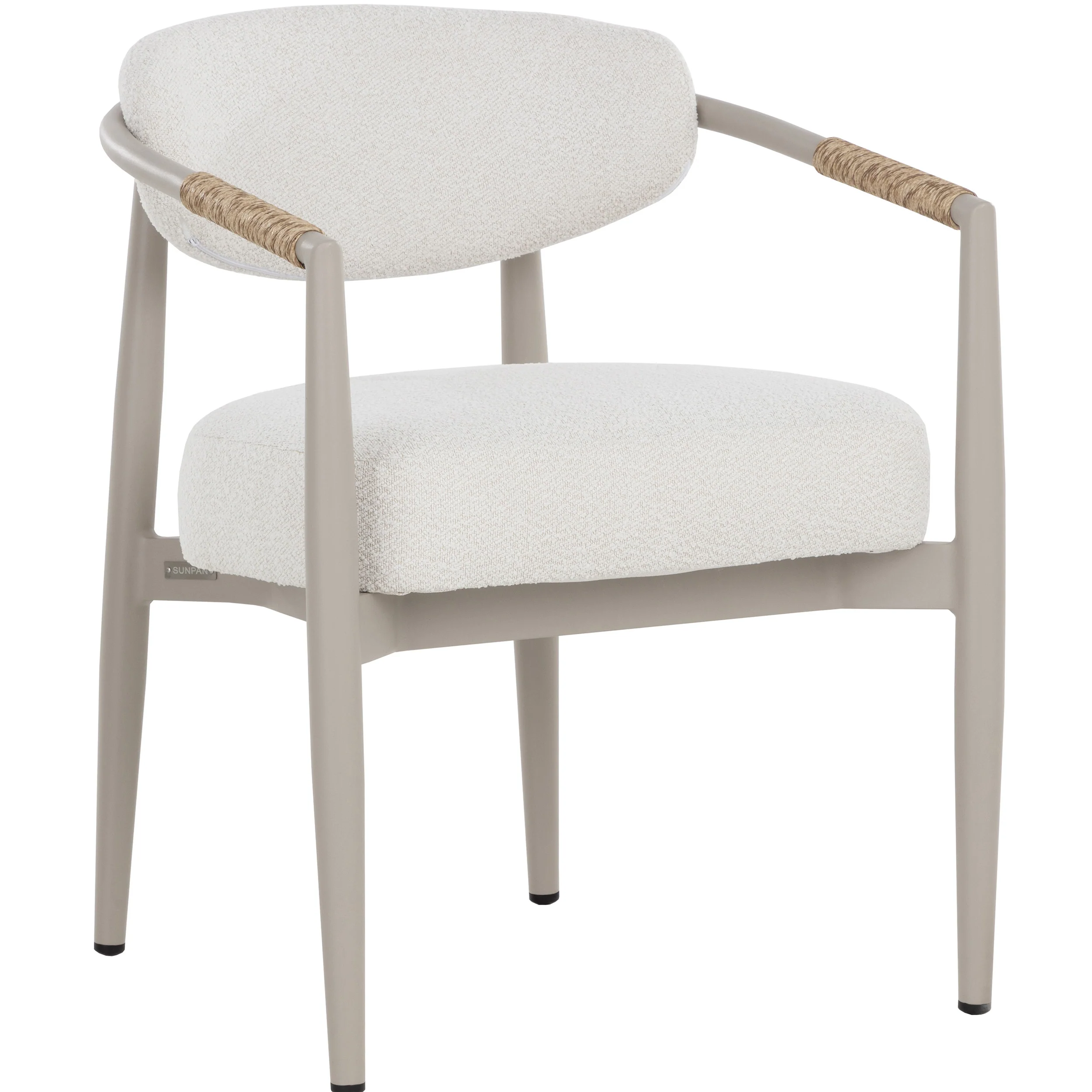 Marita Dining Armchair, Greige
