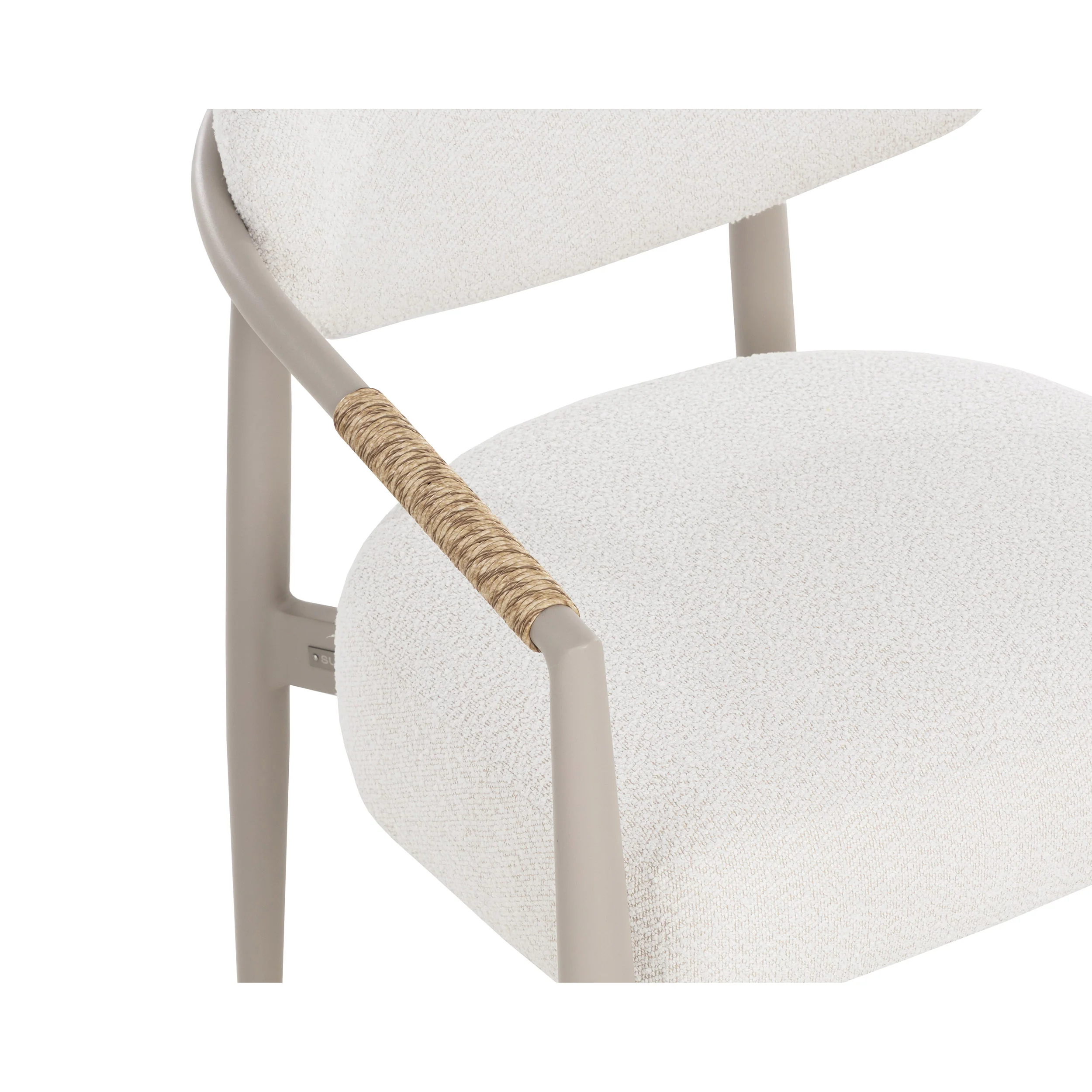 Marita Dining Armchair, Greige - Image 5