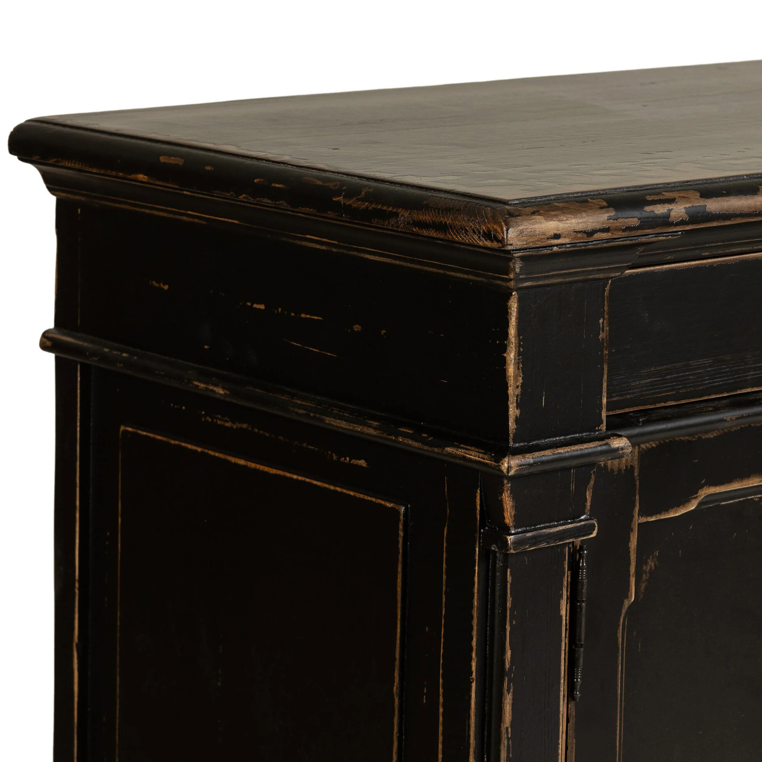 Marjorie 4 Door Sideboard, Distressed Black by Four Hands - Image 6
